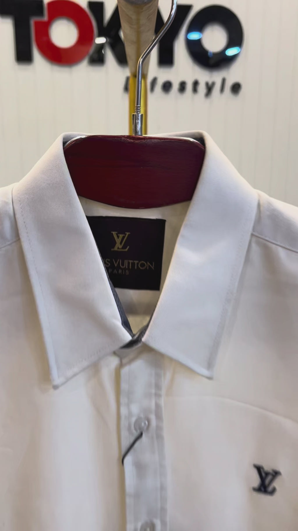 Luxury Solid Shirt LVS White