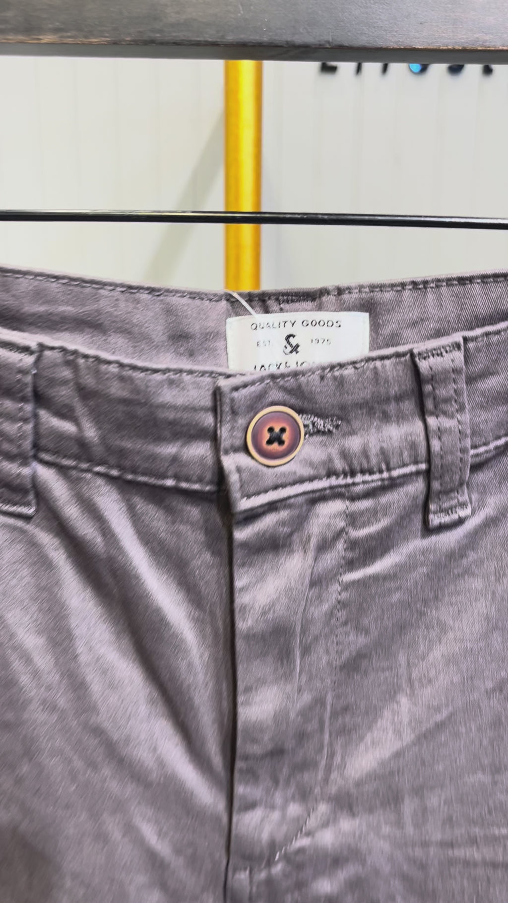 GATSBY MENS TWILL PANT 263 ASH