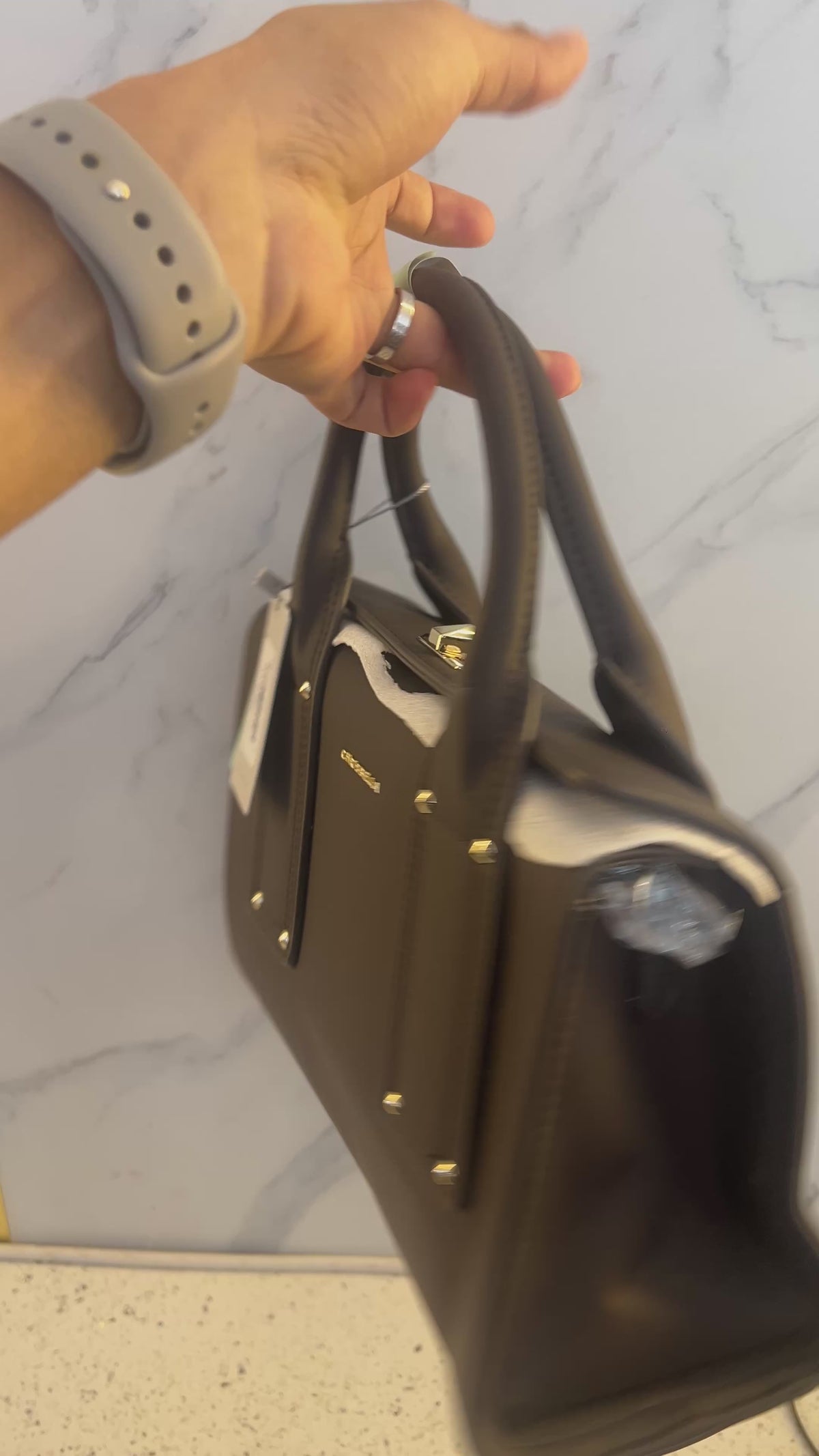 Premium Structured Top Handle Handbag – LB45