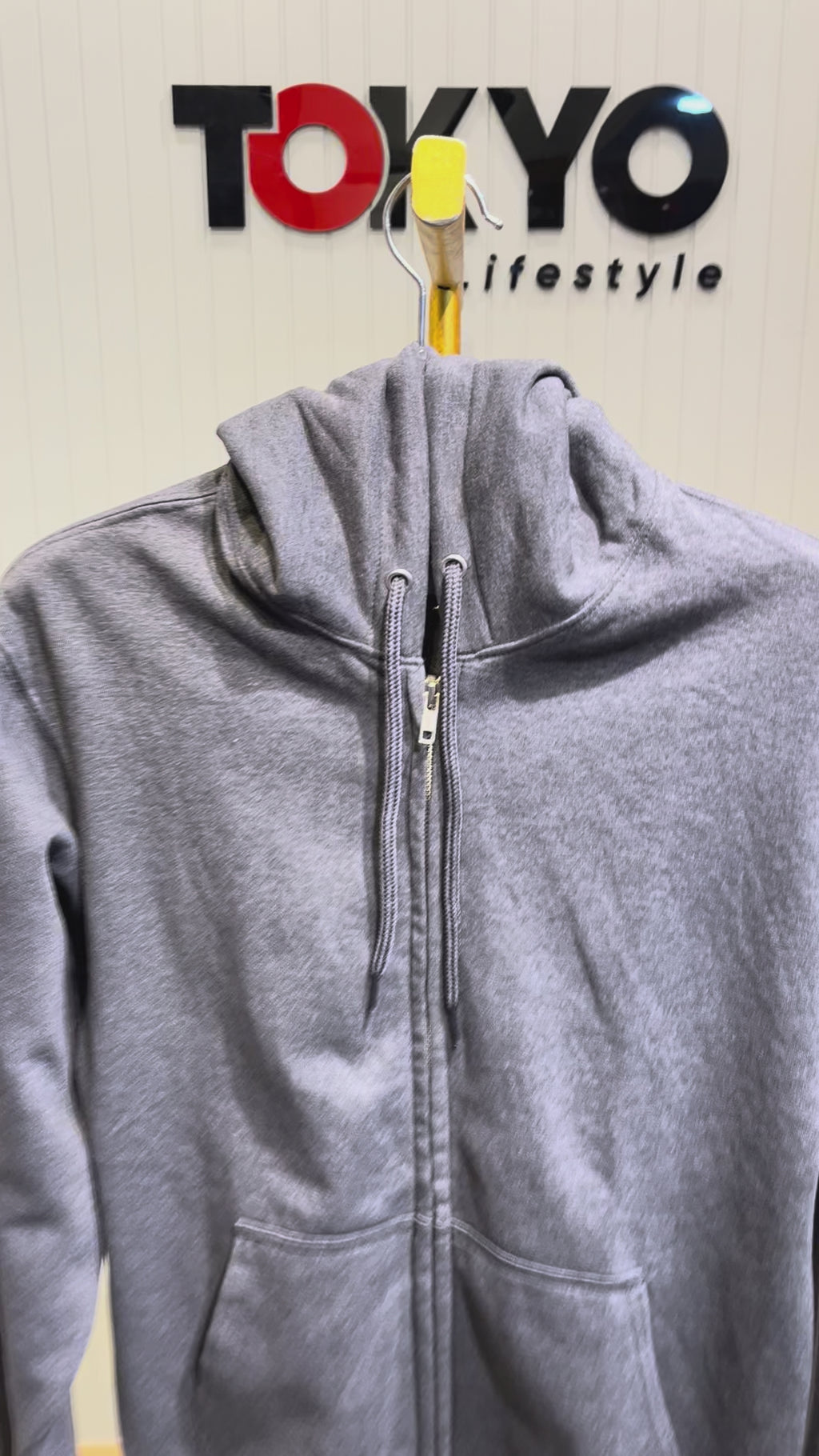 GATSBY Mans Hoodie (Full Zipper) Atc Dark Gra