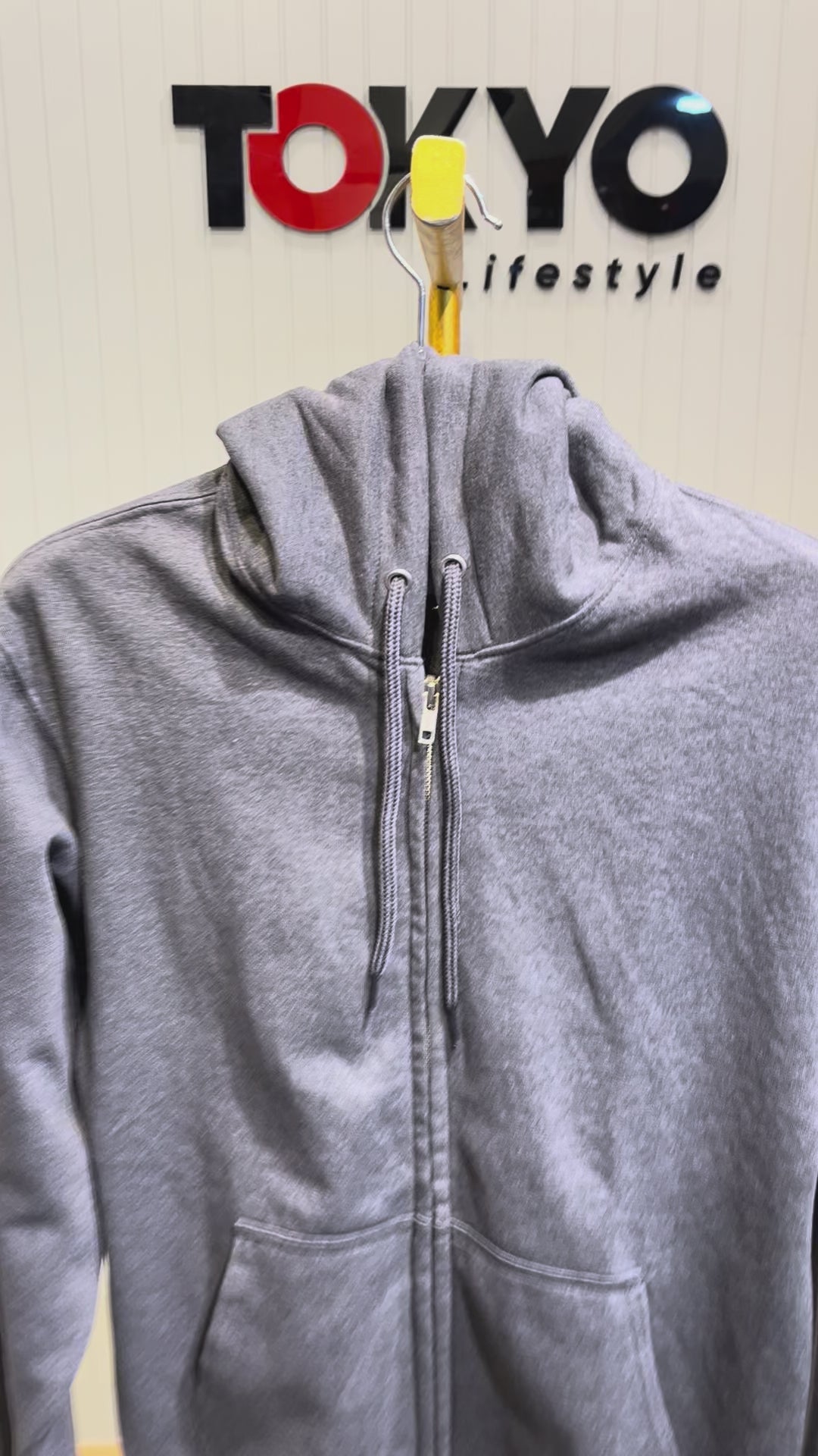 GATSBY Mans Hoodie (Full Zipper) Atc Dark Gra