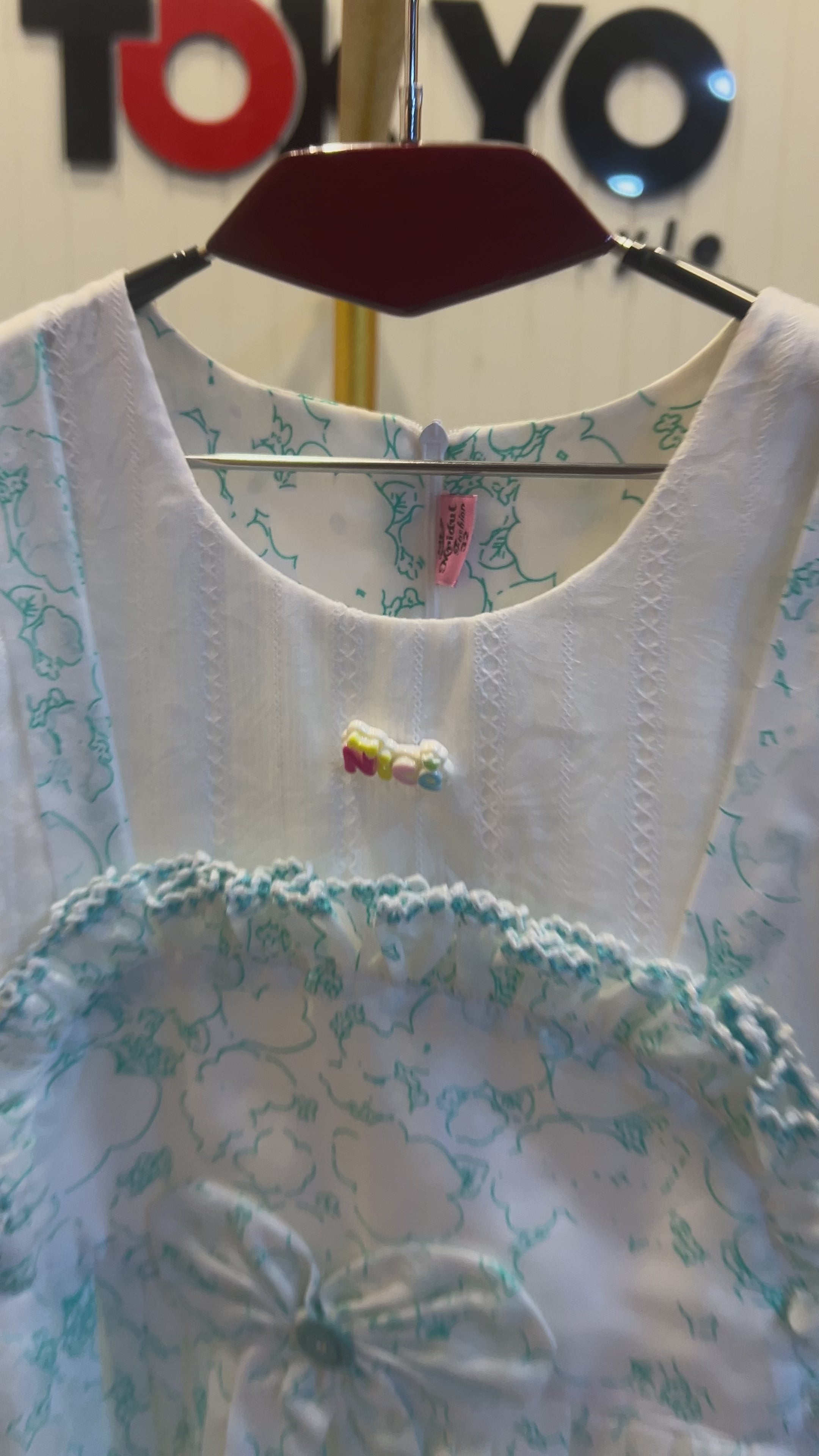 Girls Floral Layered Party Dress A71