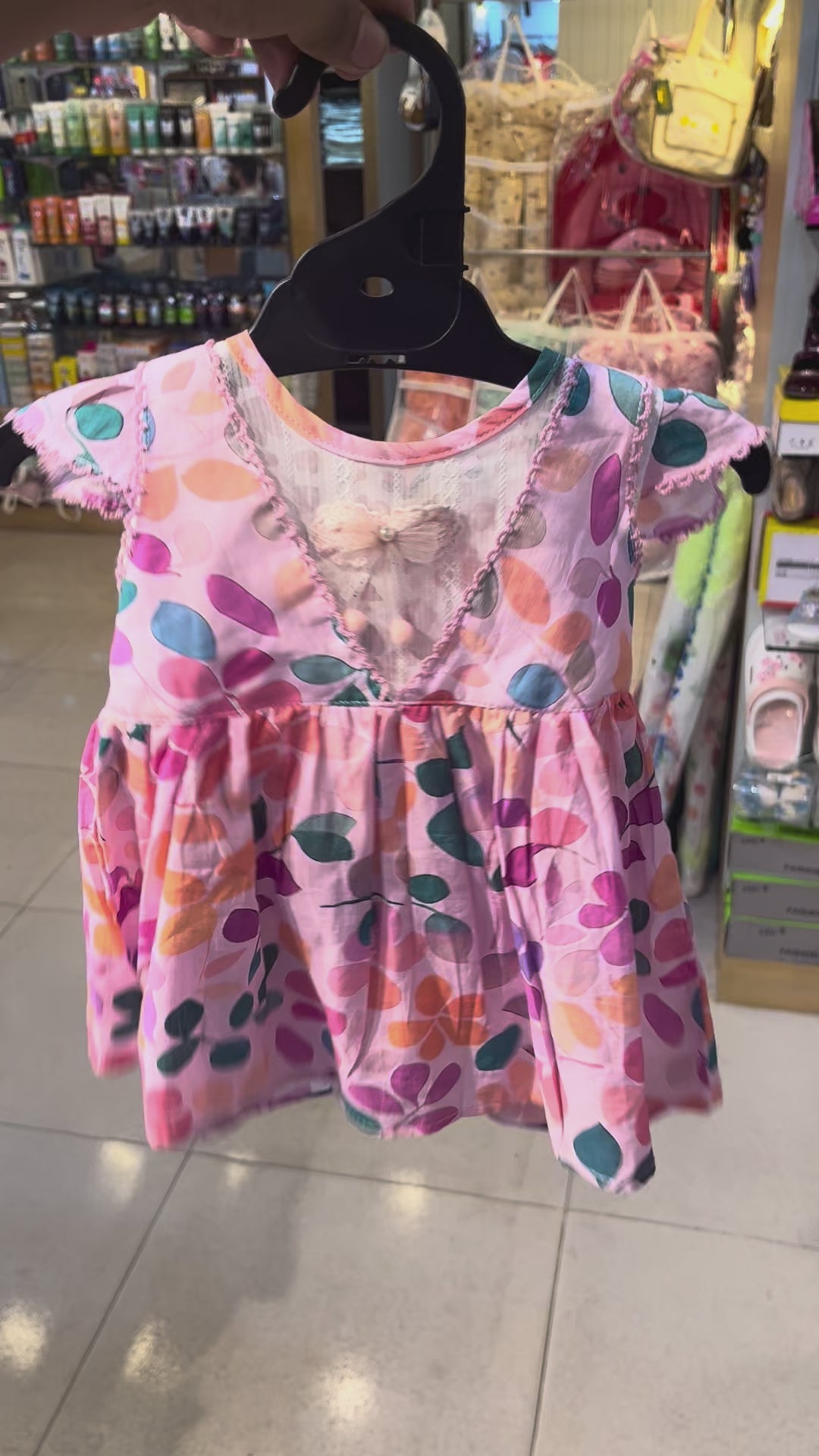 Baby Girls Floral Peplum Top & Bloomers Set 1415