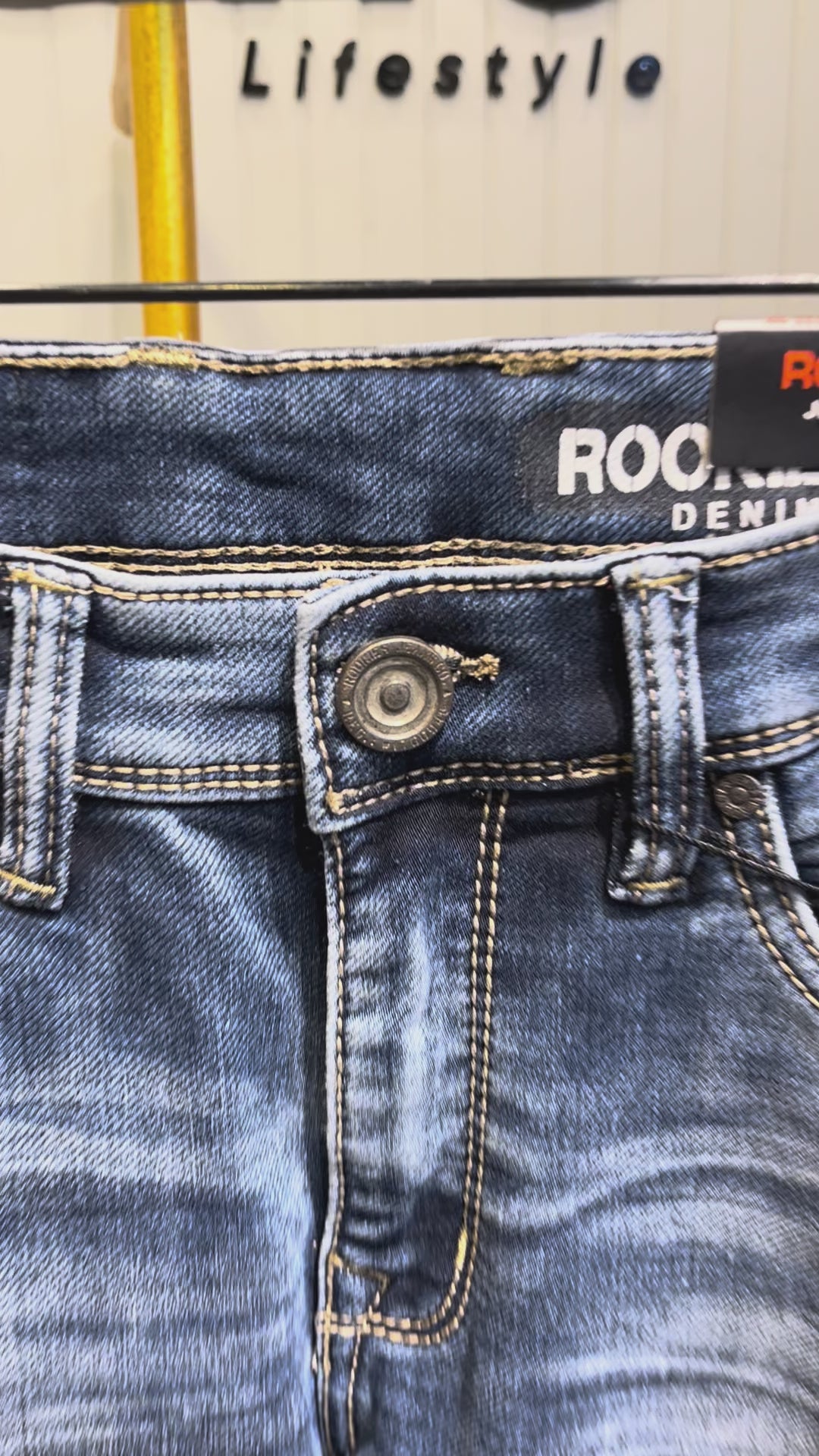 Dusty blue 5 Pocket Low-Rise Ankle Length Jeans RJ5903