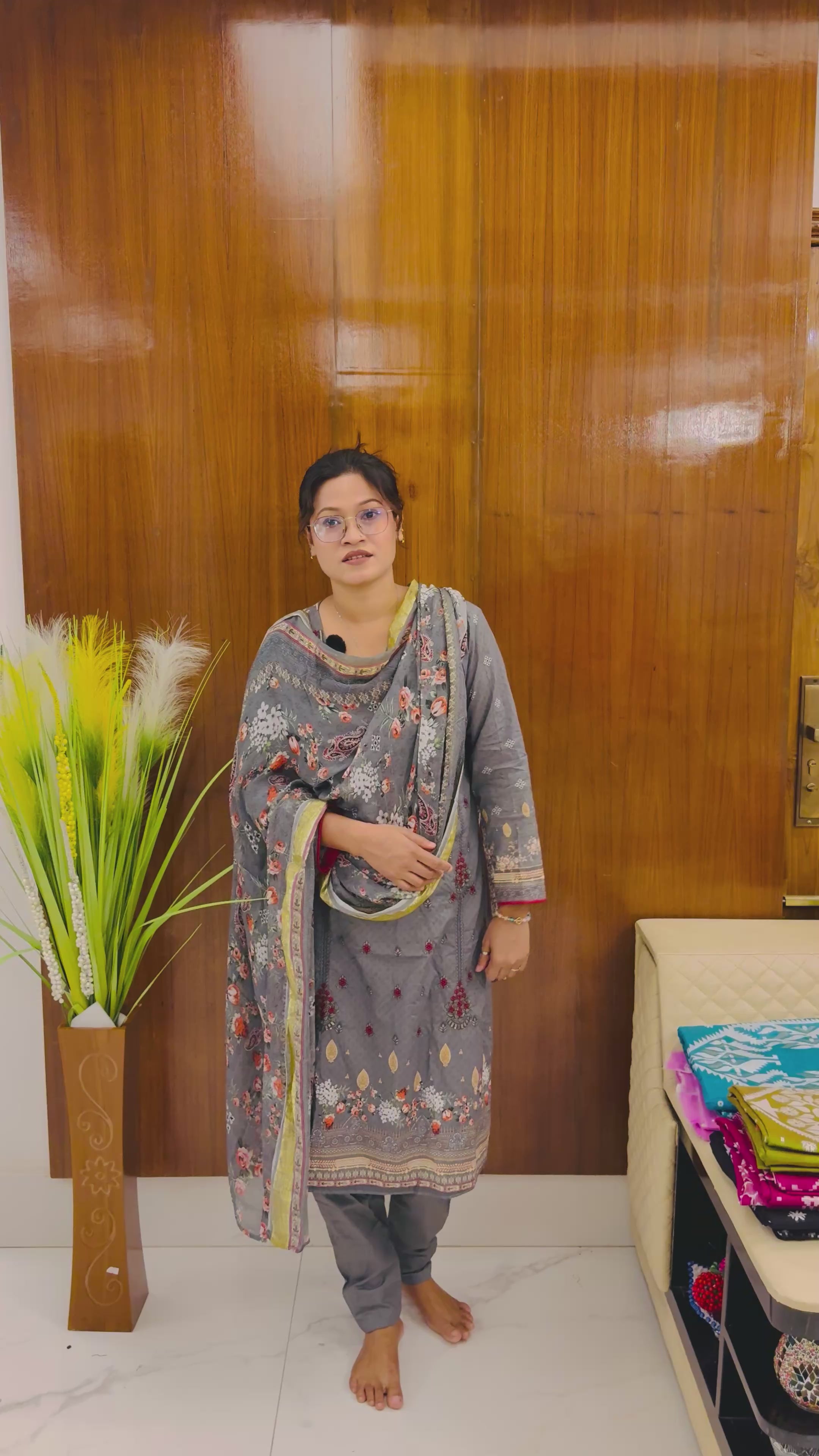 Soft Jamdani Three Piece JT03