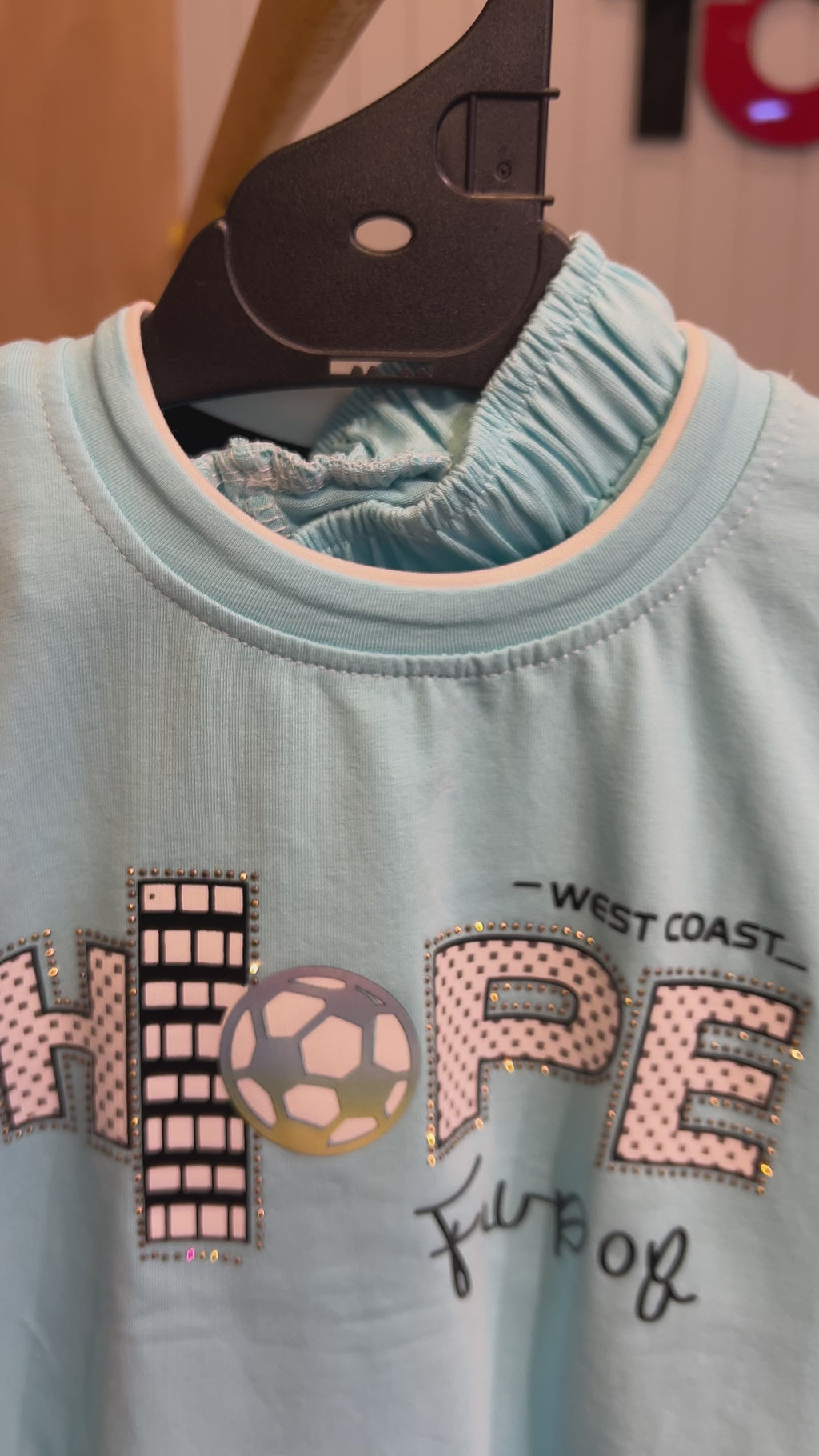 Kids HOPE Printed T-Shirt & Shorts Set 329