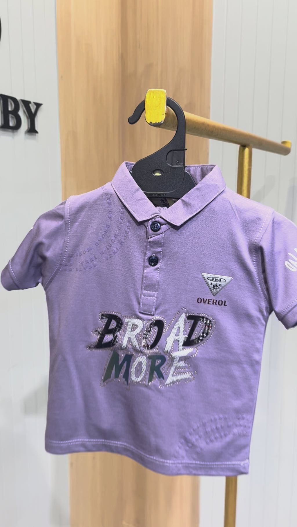 Baby Boys “Broad More” Polo T-Shirt & Shorts Set 265
