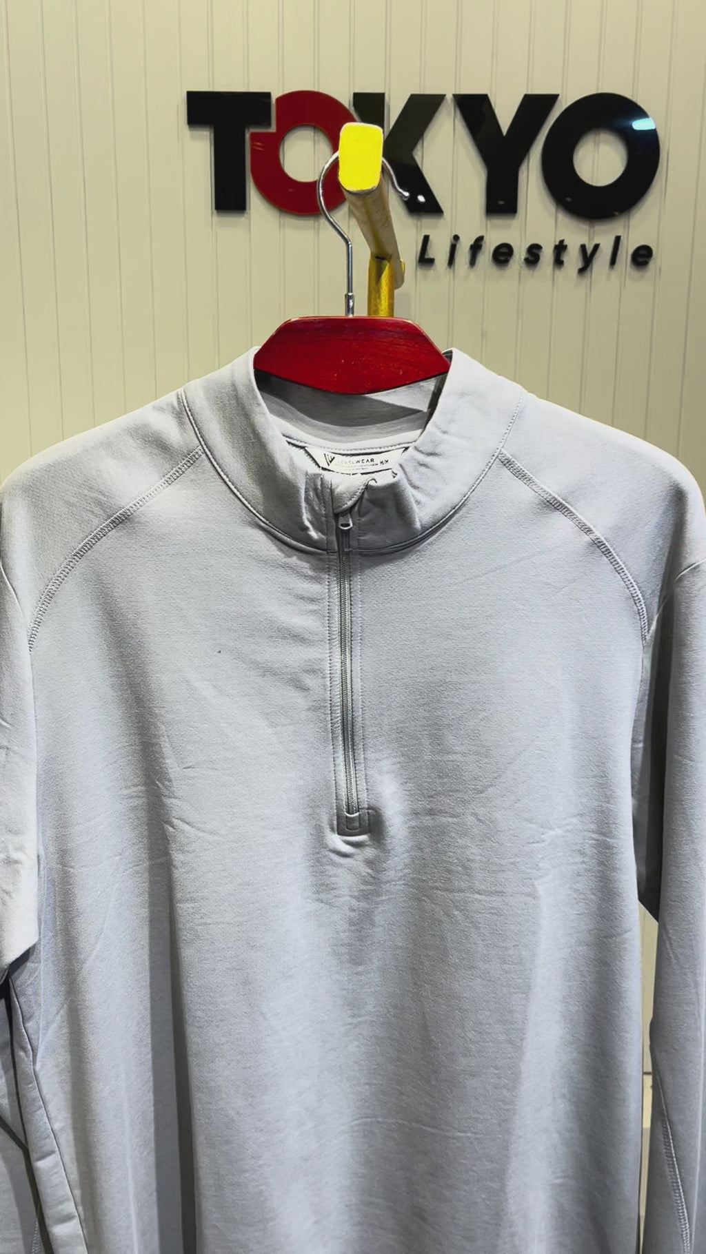 GATSBY Mens Half Zipper Sweat Shirt_ Level Wear PURPLEAC 04