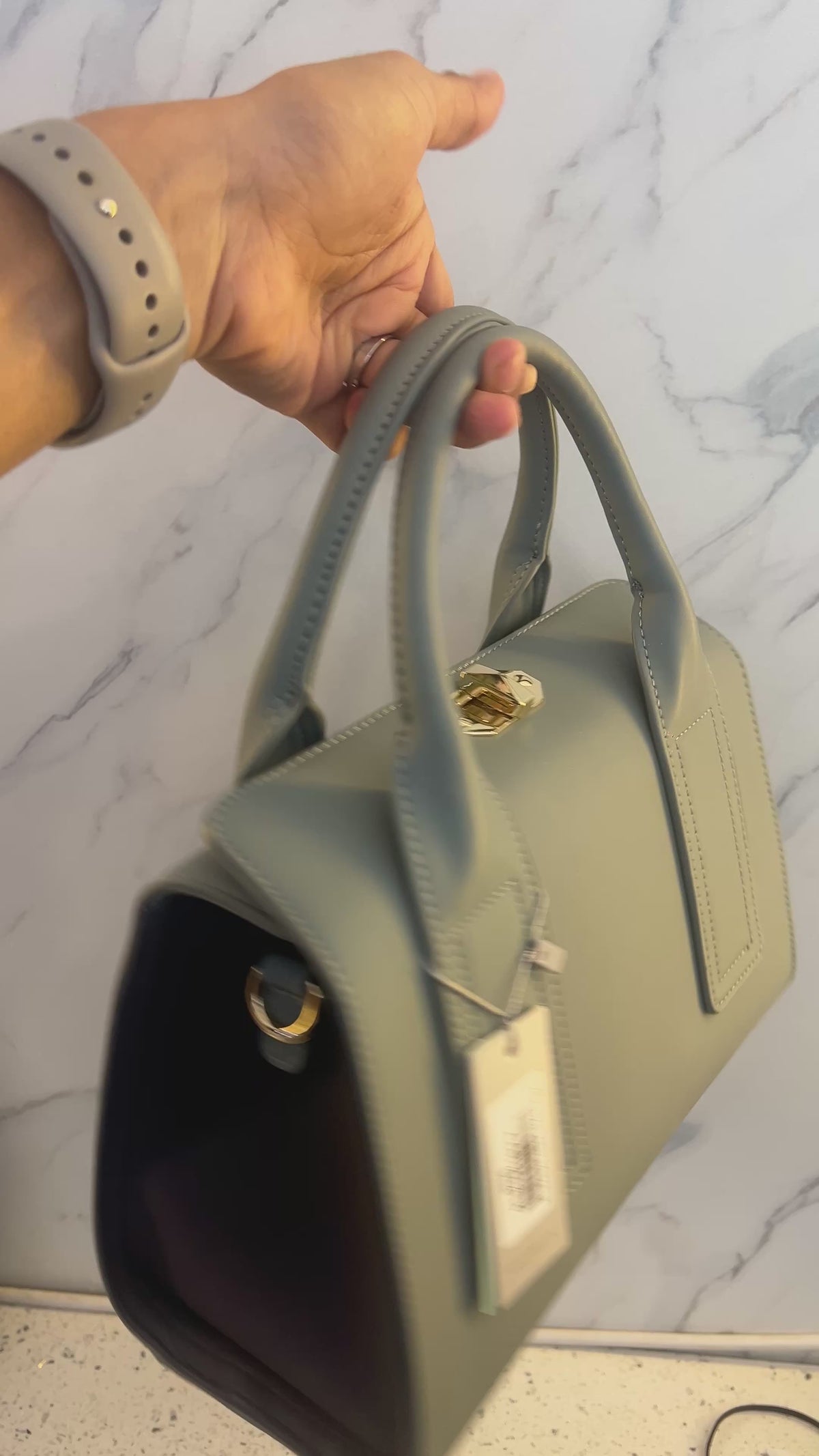 Premium Structured Top Handle Handbag – LB45