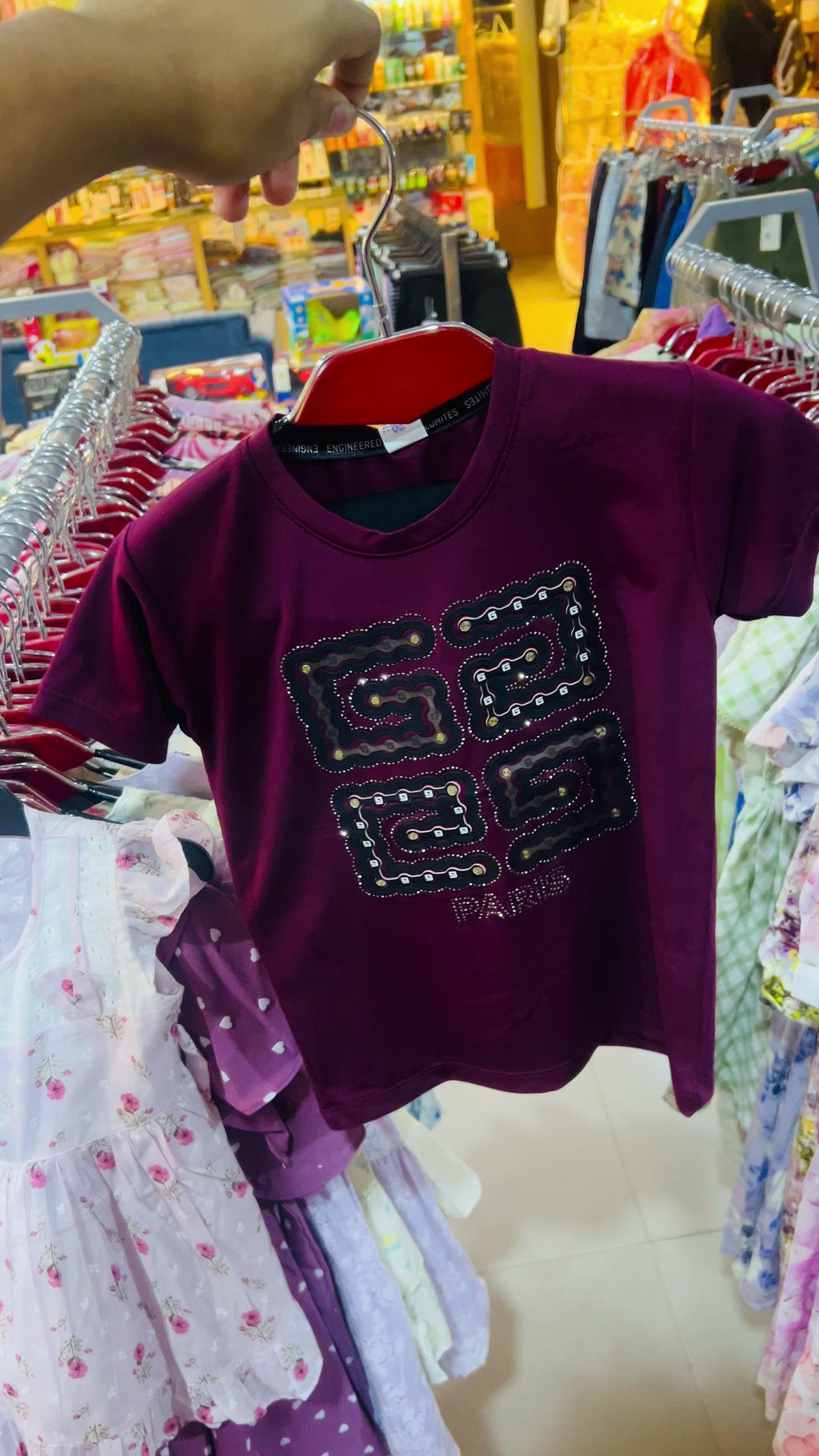 Kids Premium Printed T-Shirt & Shorts Co-Ord Set – Paris Edition 375