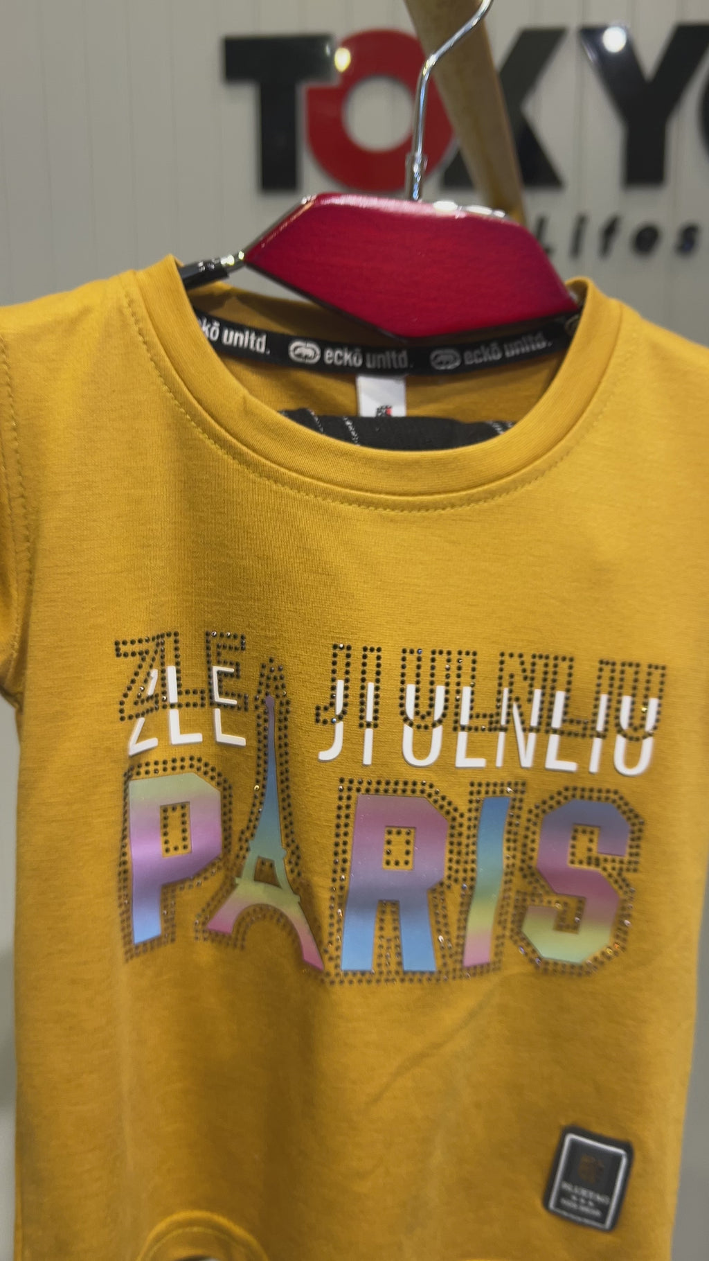 Boys Paris Printed T-Shirt & Pant Set 371