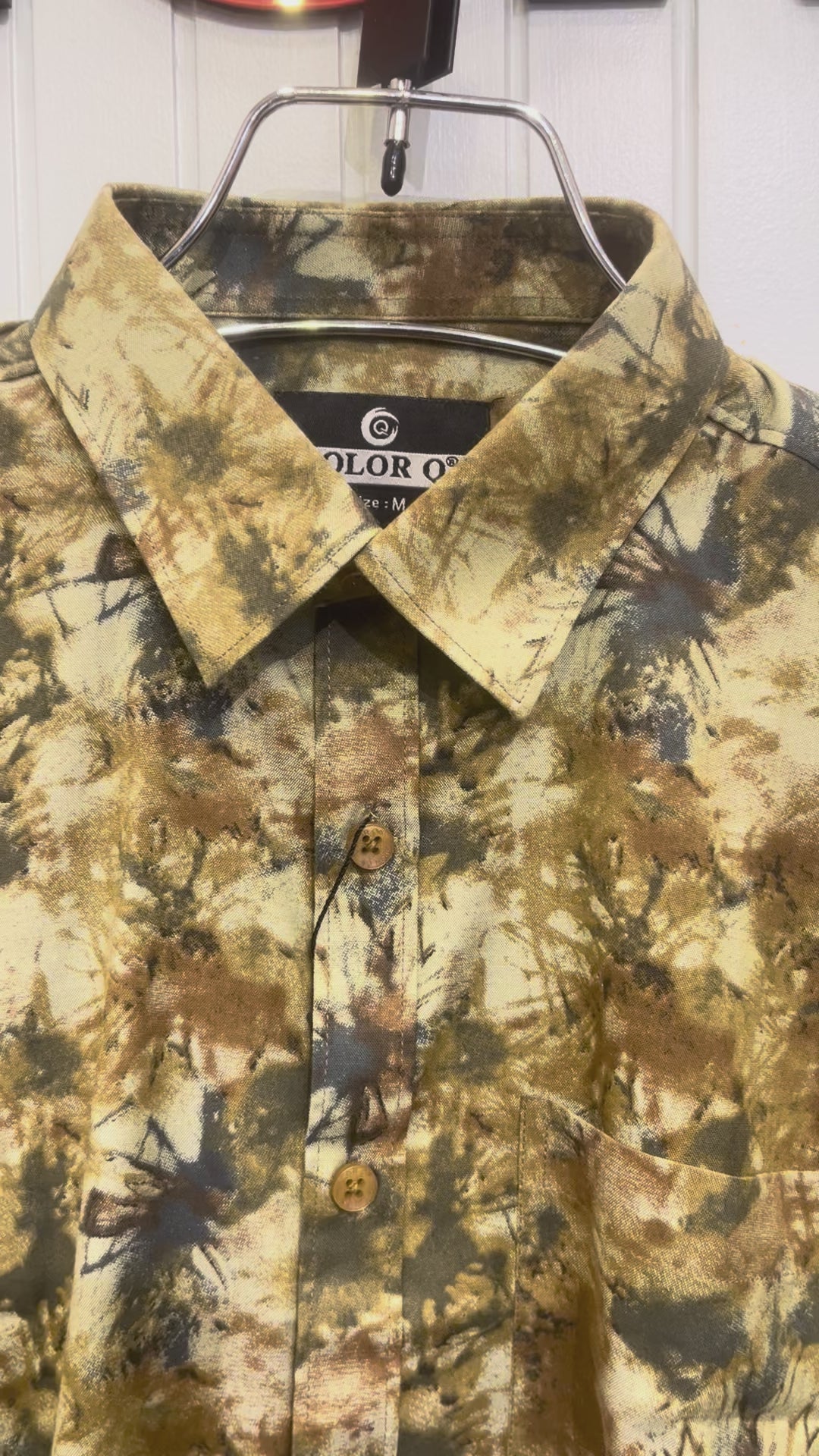 Premium Geometric Printed Long  Polo Shirt 475