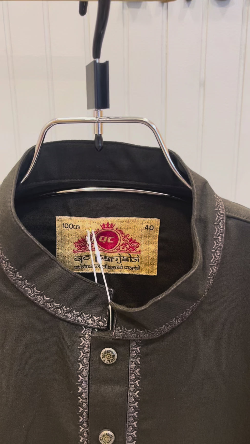 Luxury embroidery Panjabi with premium finish 416