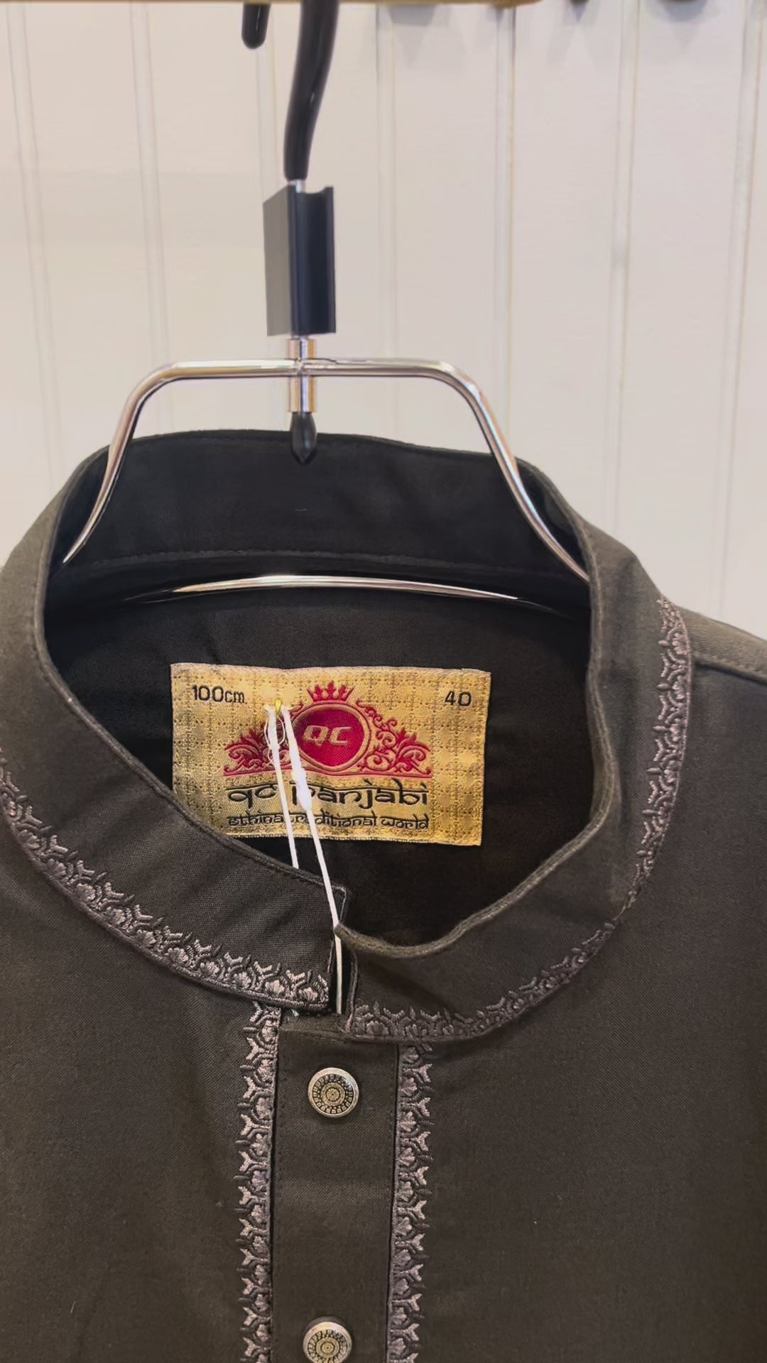 Luxury embroidery Panjabi with premium finish 416