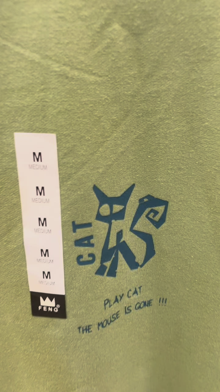 Gatsby Oversized T-Shirt for Men – Premium Stretch Cotton  1408 B  PISTACLC