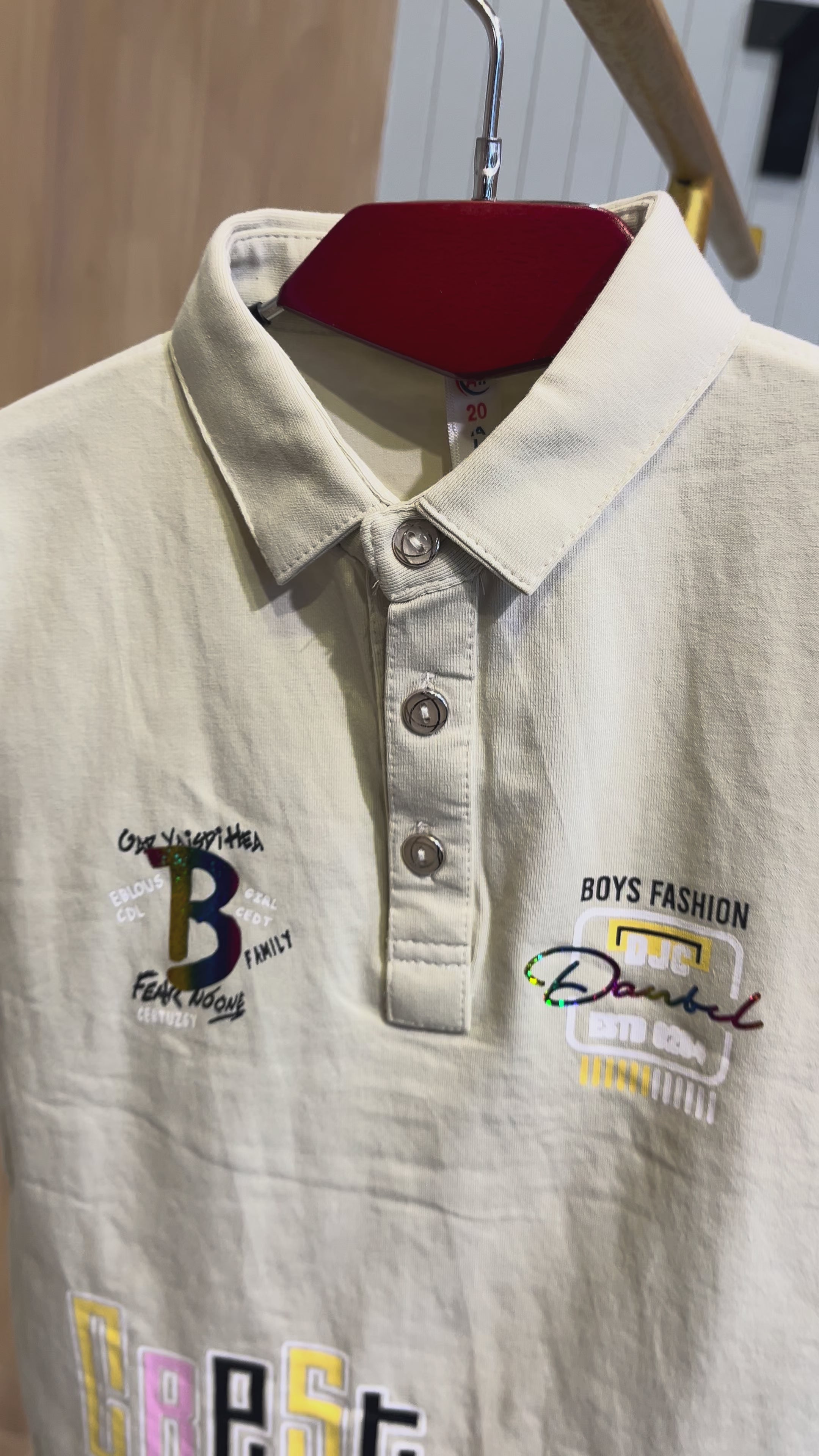 Boys Casual Polo T-Shirt & Shorts Set – CREST Edition 242