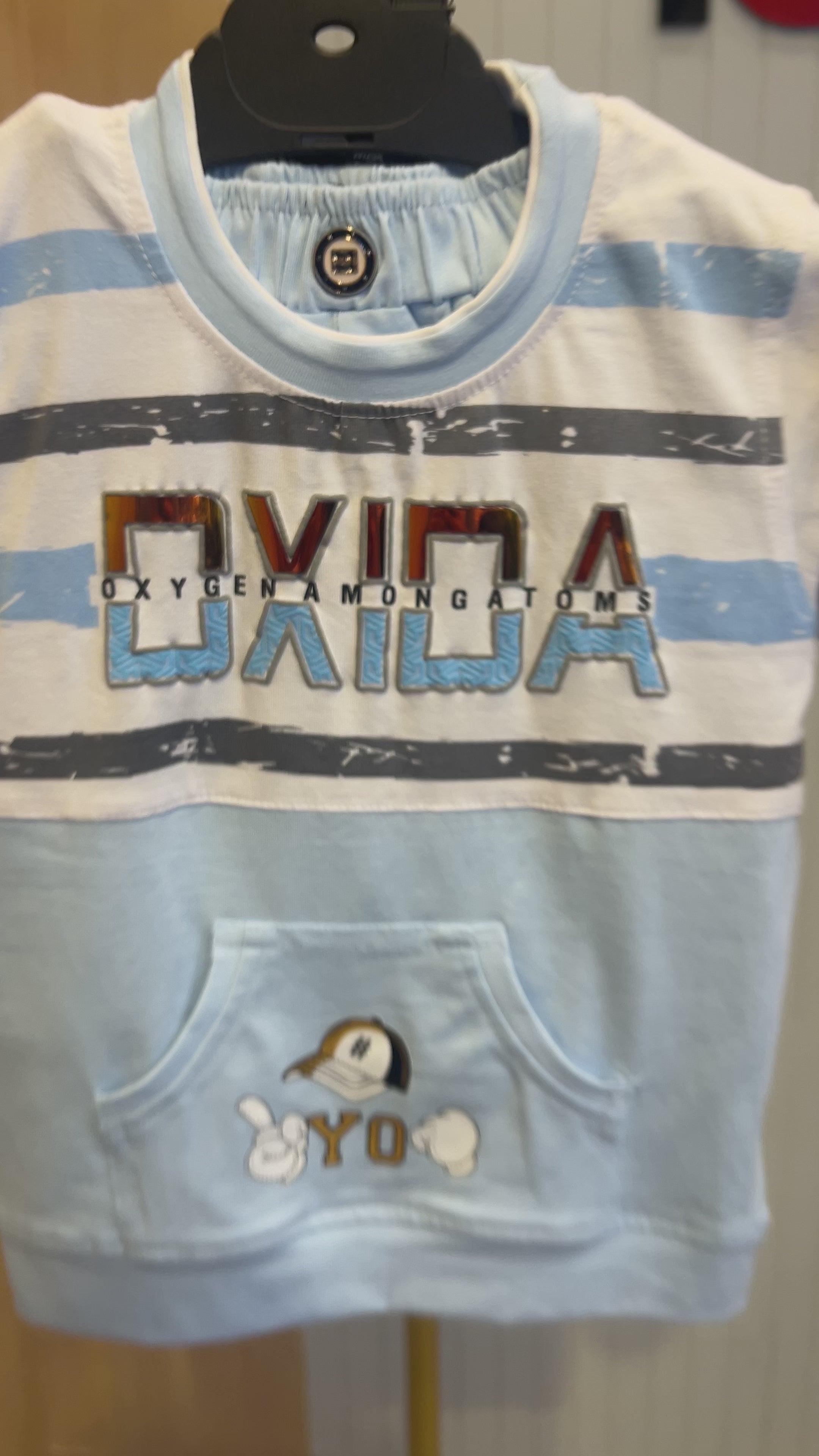 Boys Premium Printed T-Shirt & Shorts Set – OXYDA Edition.348