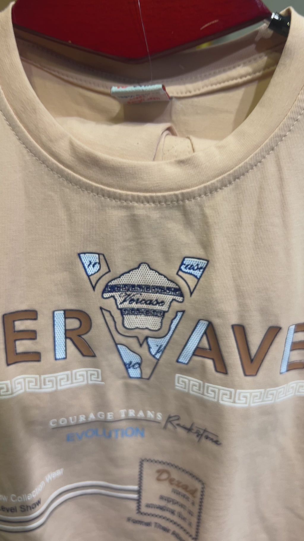 Premium Baby Boys “VERAVE” Printed T-Shirt & Shorts Set 390