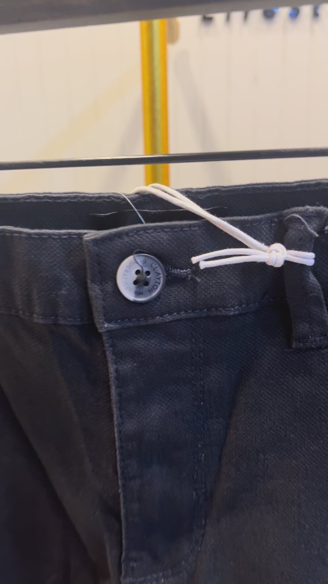 GATSBY Mens Twill Pant Clayton Navy