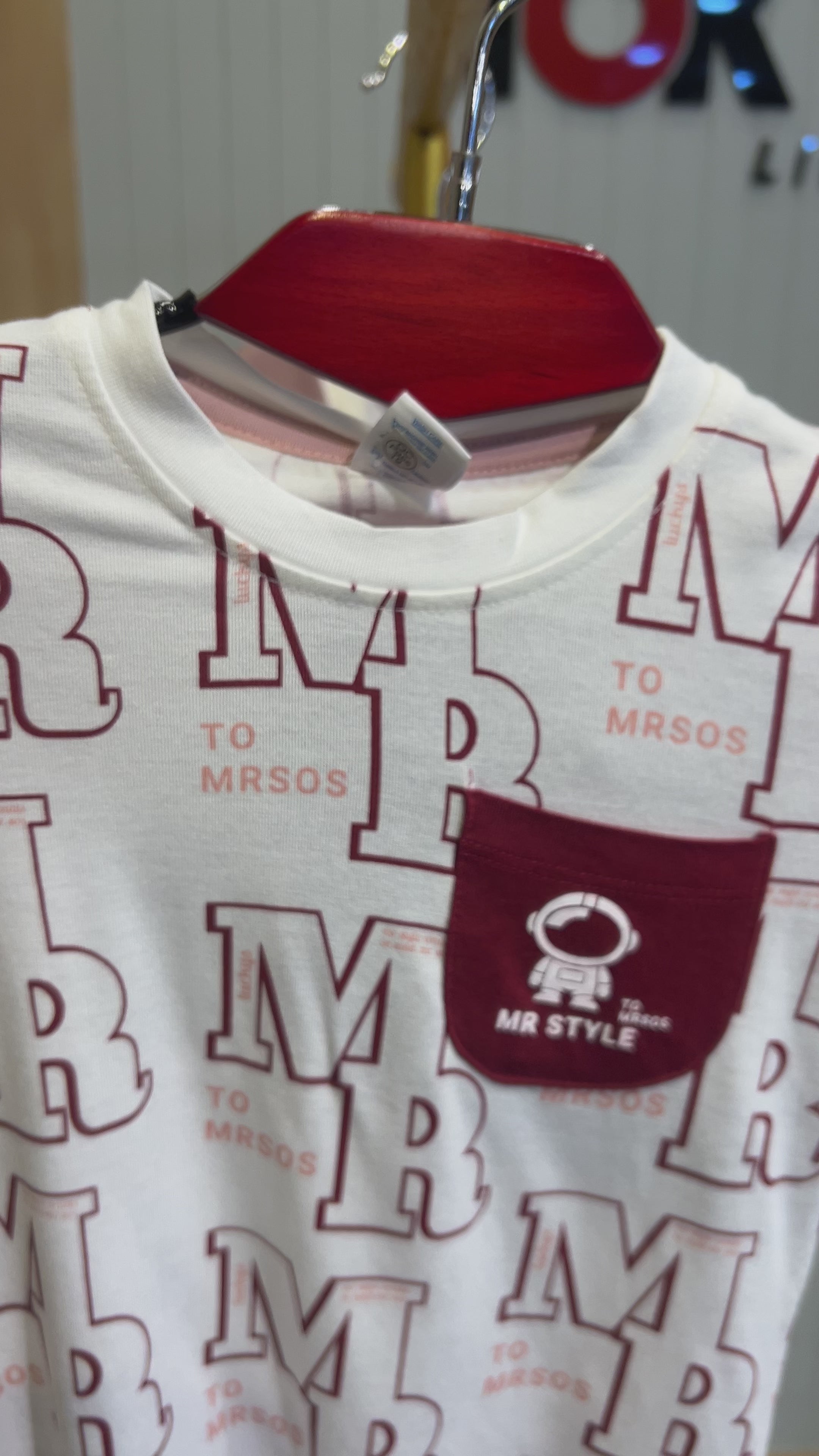 Kids “MR Style” Printed T-Shirt & Shorts Set – Casual Co-Ord 329