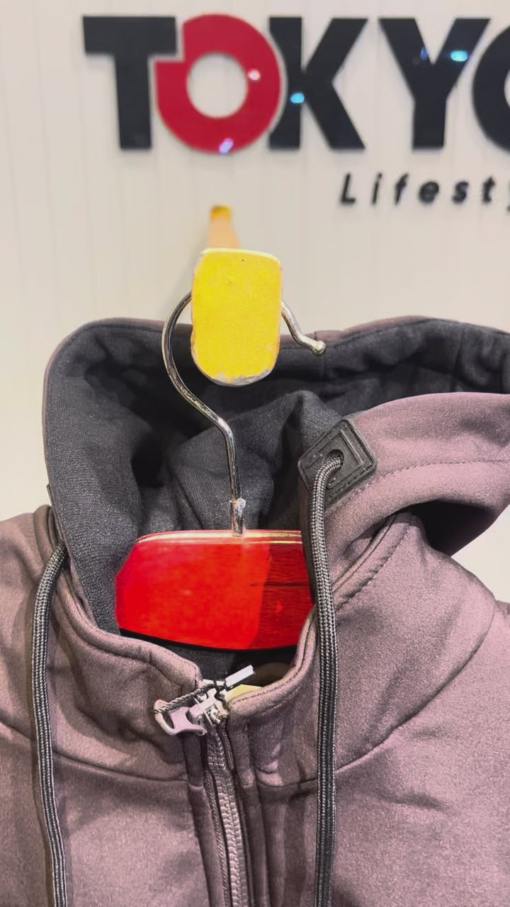 Premium Heavy Winter Jacket with Removable Hoody Coffee
