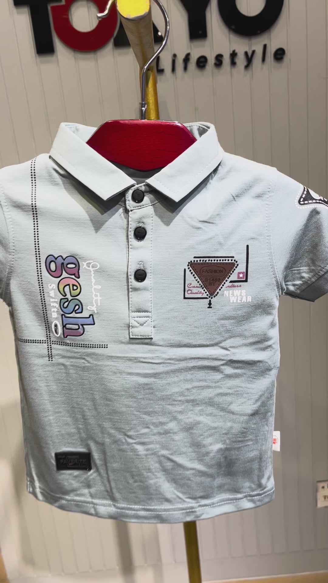 Boys classic t-shirt & check shorts set 660