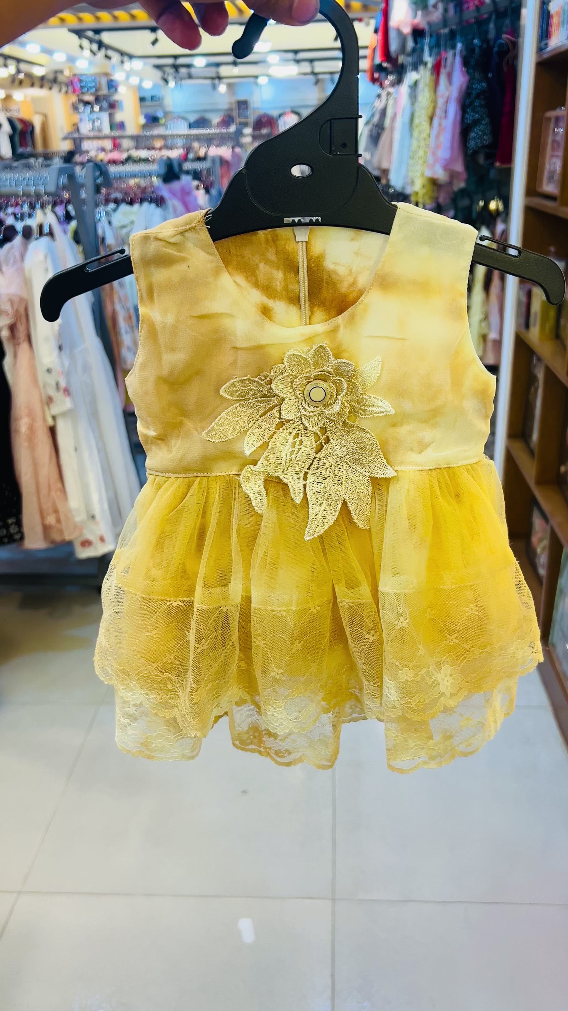 Girls Party Dress Set with Bloomers 199