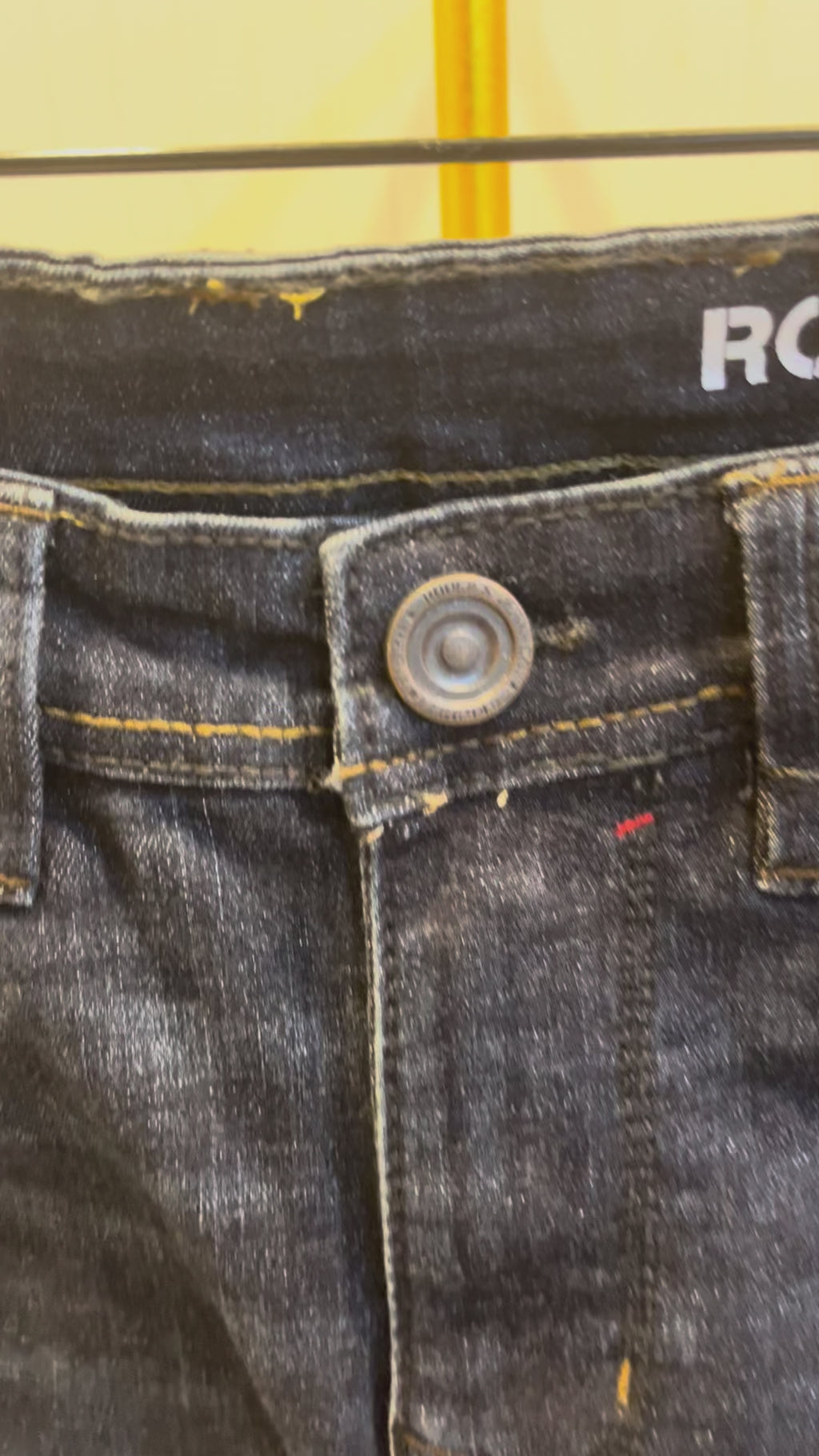 Dark Blue 5 Pocket Low-Rise Tapered Ankle Length Stretch Jeans RJ6245