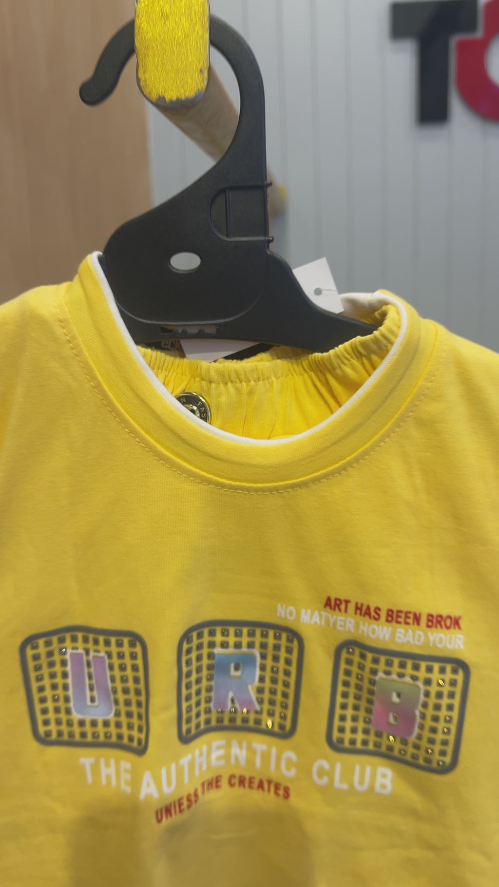 Kids “HOPE West Coast” Printed T-Shirt & Shorts Set 333