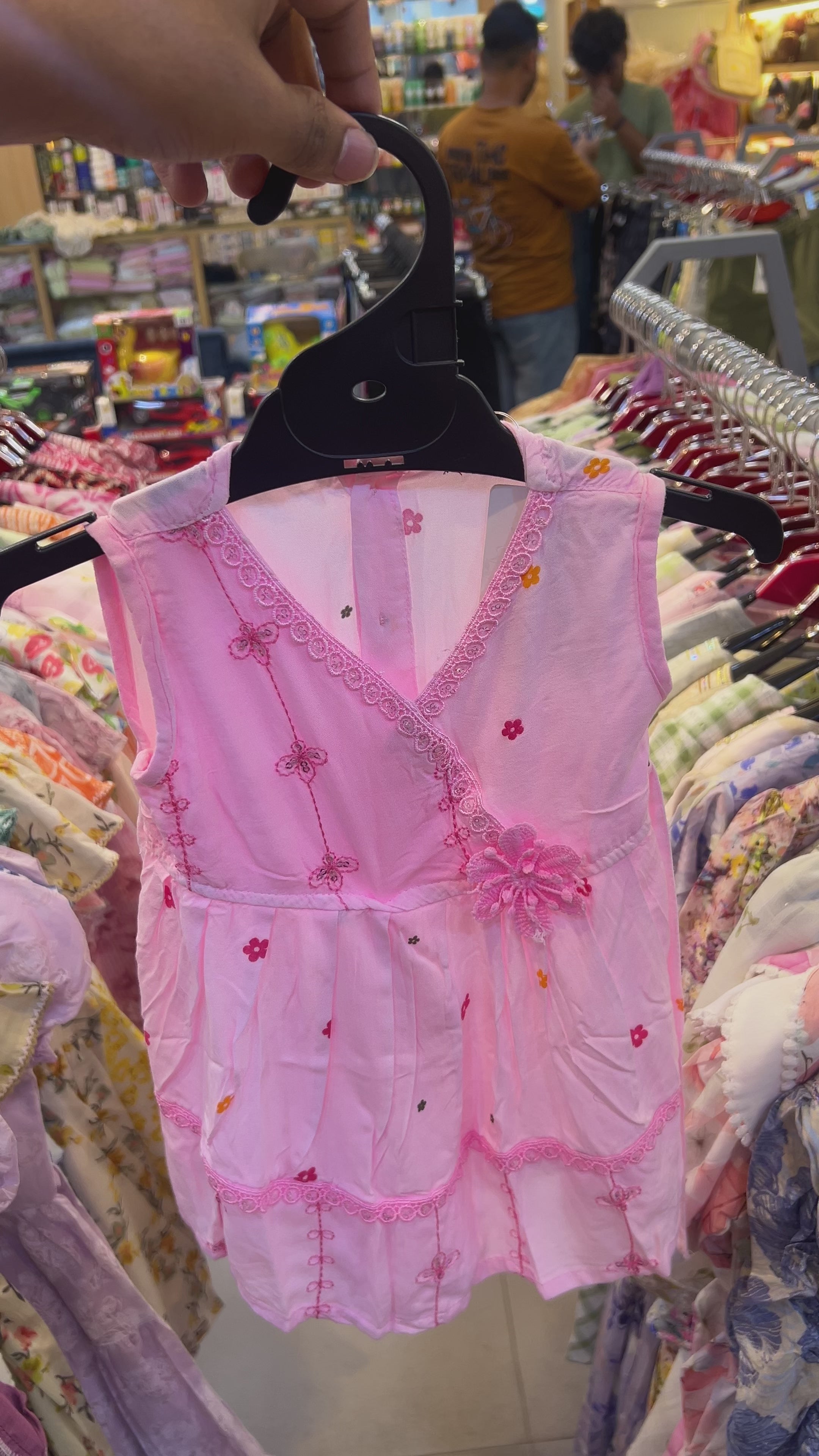 Baby Girls Floral Dress with Bloomer Set 1412