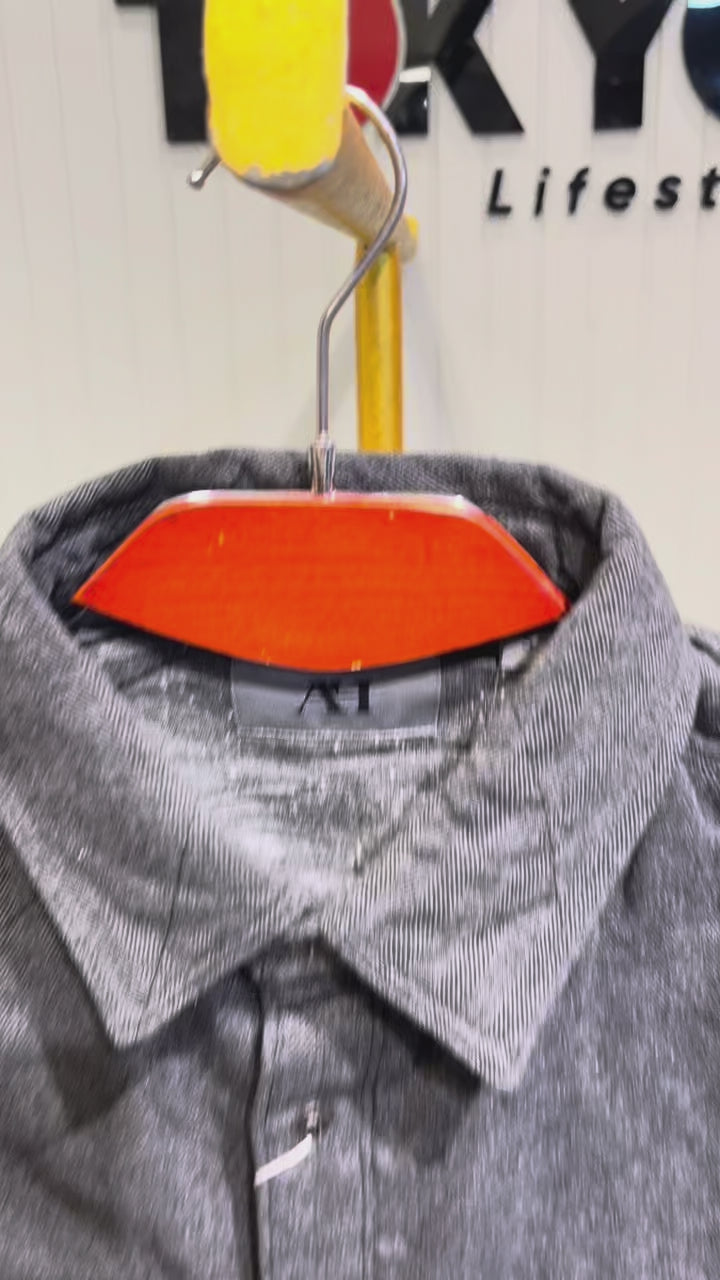Gatsby Men's HEAVY WINTER SHIRT dark ASH