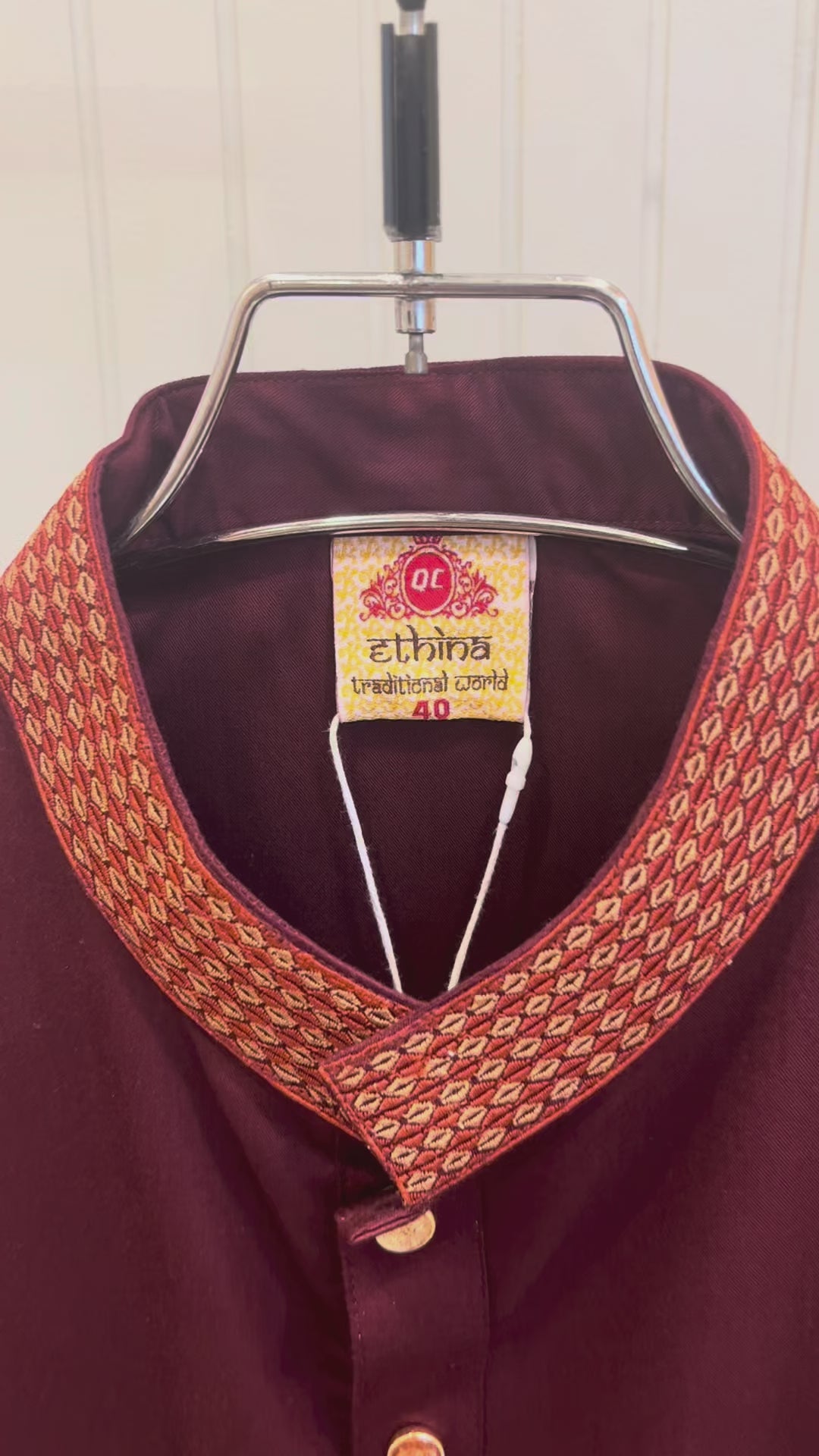 Premium Luxury Embroidered Panjabi with Embroidered Cuffs 418