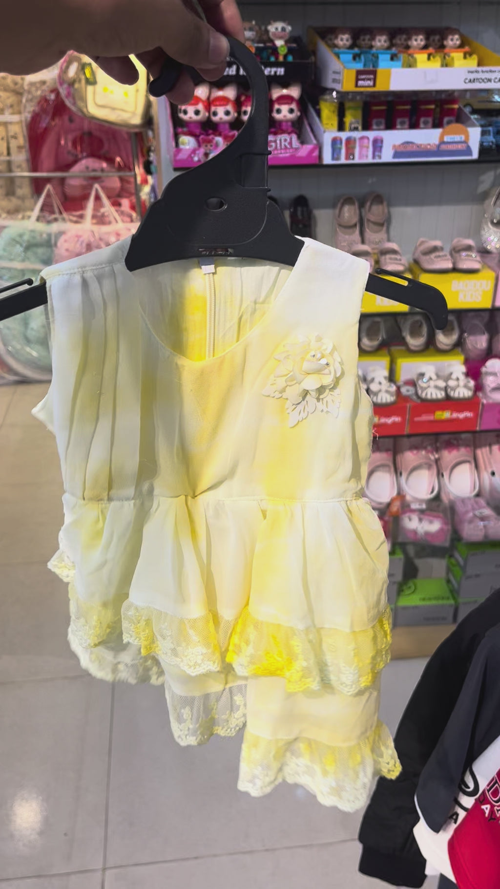 Girls Tie-Dye Party Dress Set with Bloomers 101