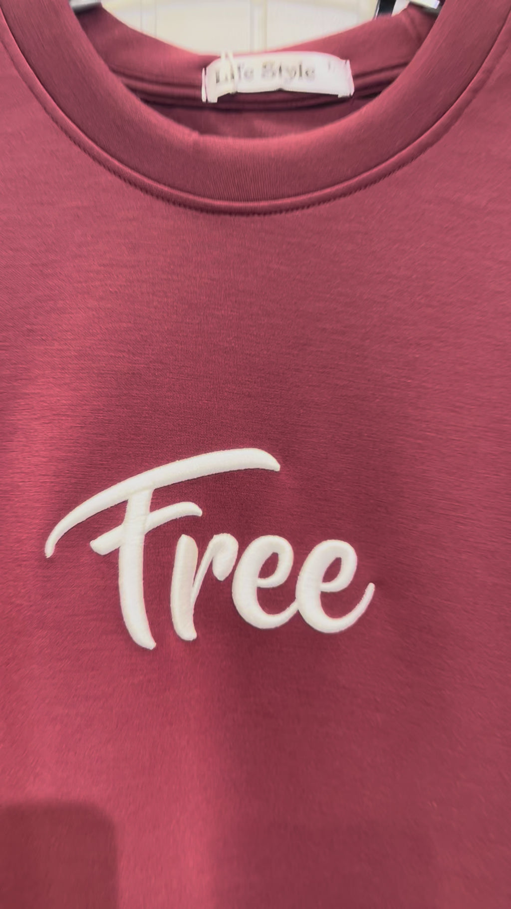 Free Printed Casual T-Shirt