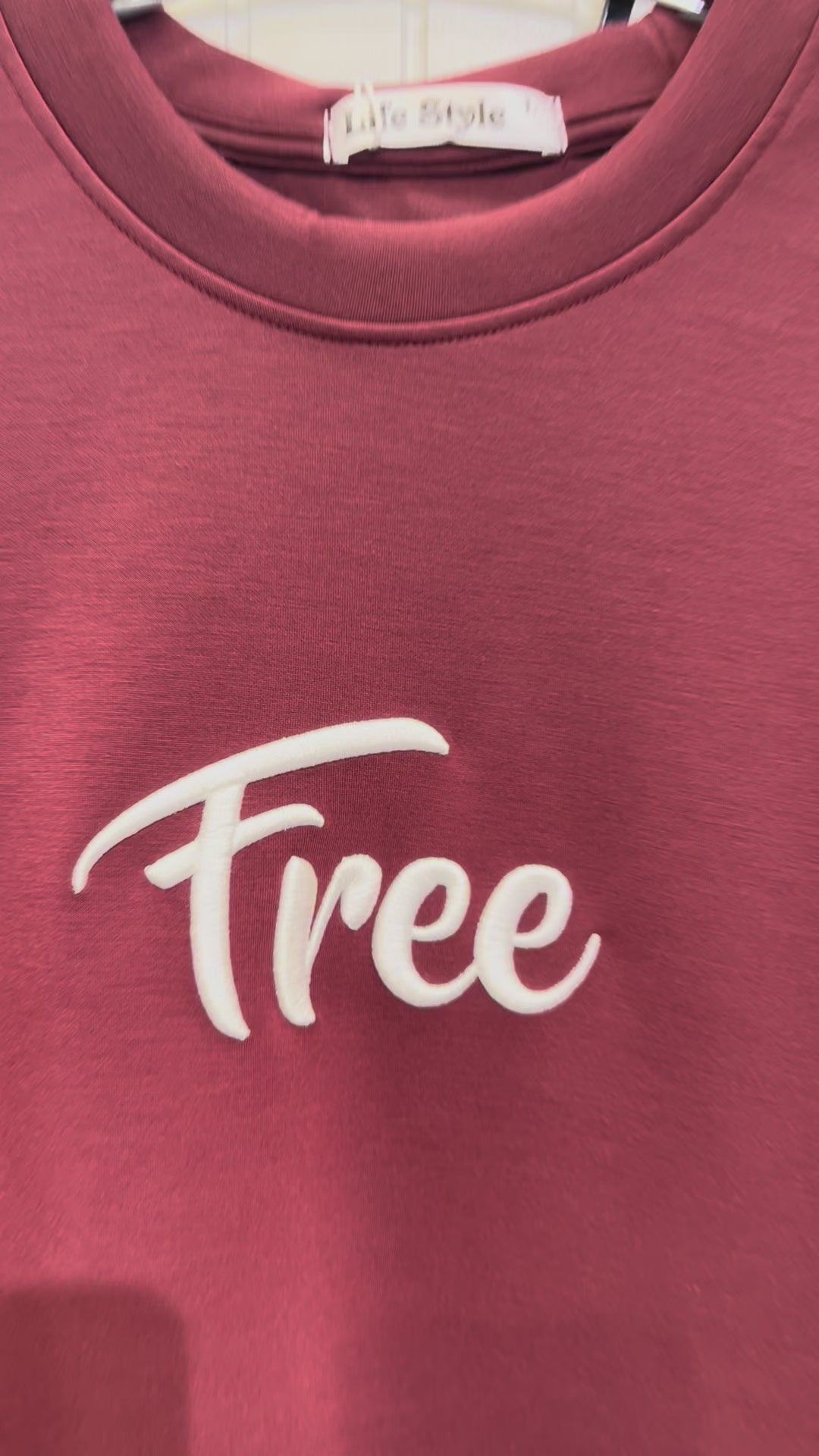 Free Printed Casual T-Shirt
