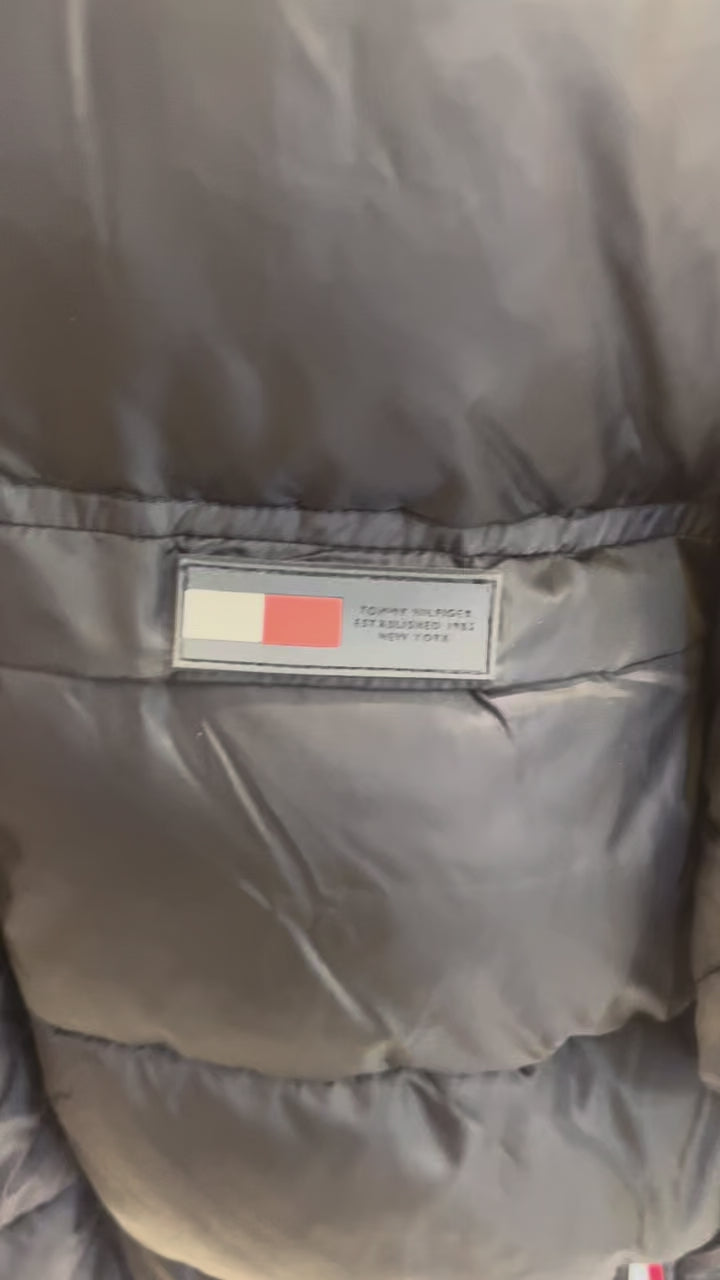 Mens Hooded Puffer Jacket Winter Insulated Jacket 1008