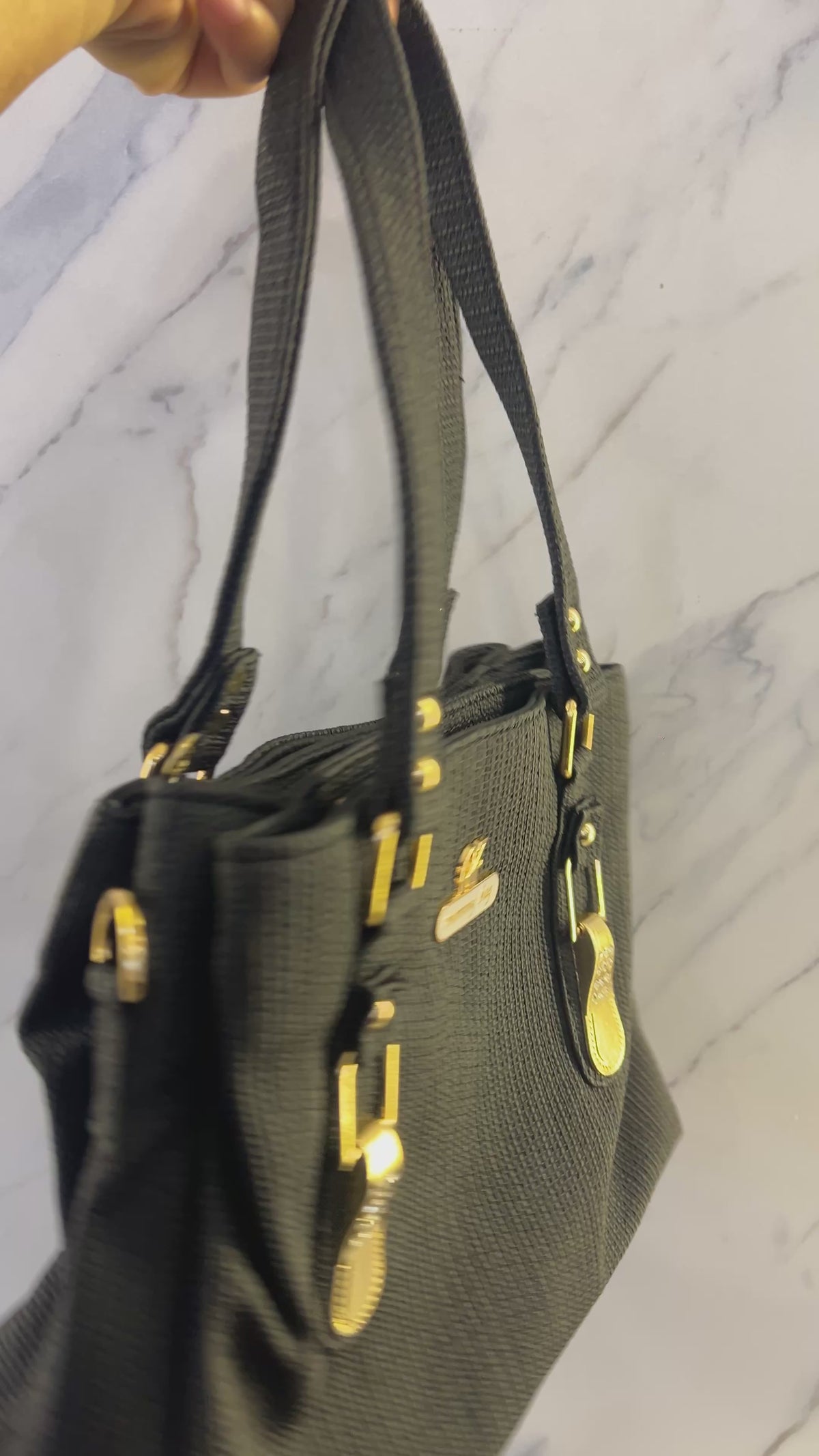 Premium Textured Mommy Tote Bag – LB57