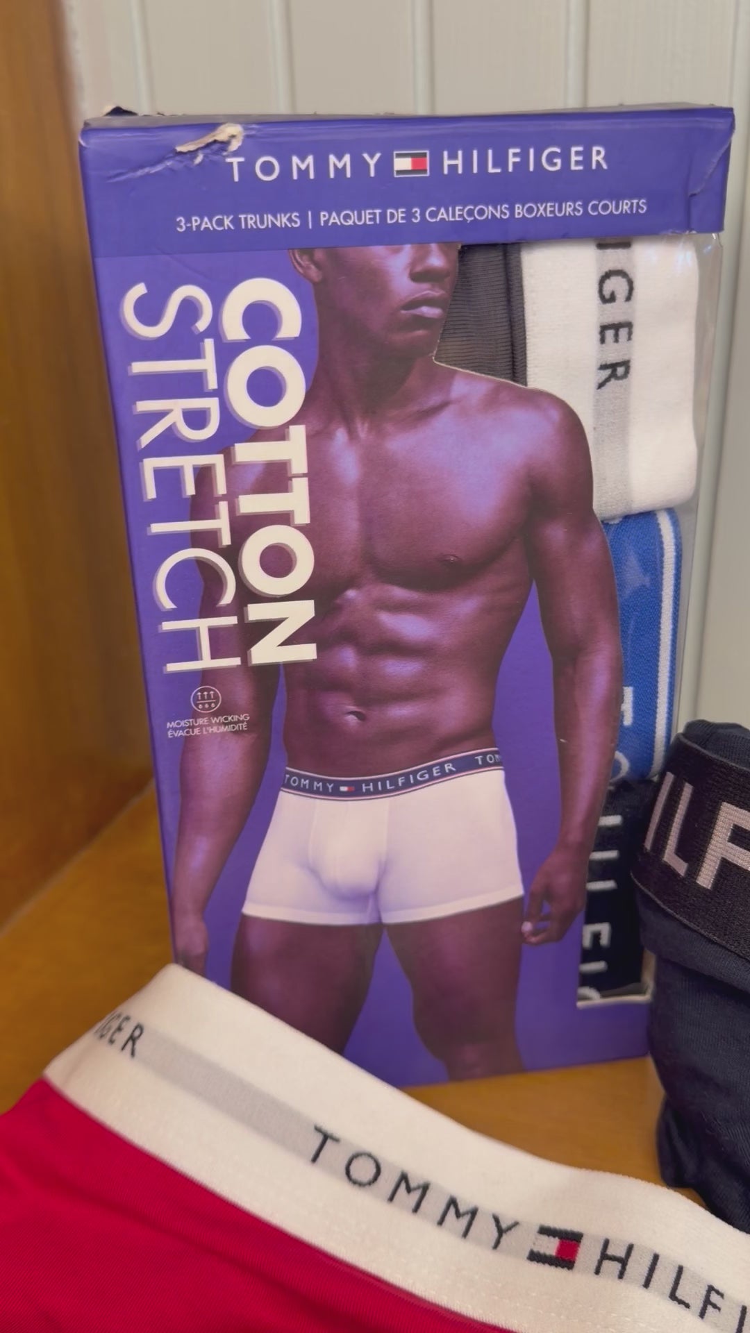 Men's super premium 3-Pack Cotton Stretch Boxer Briefs TH