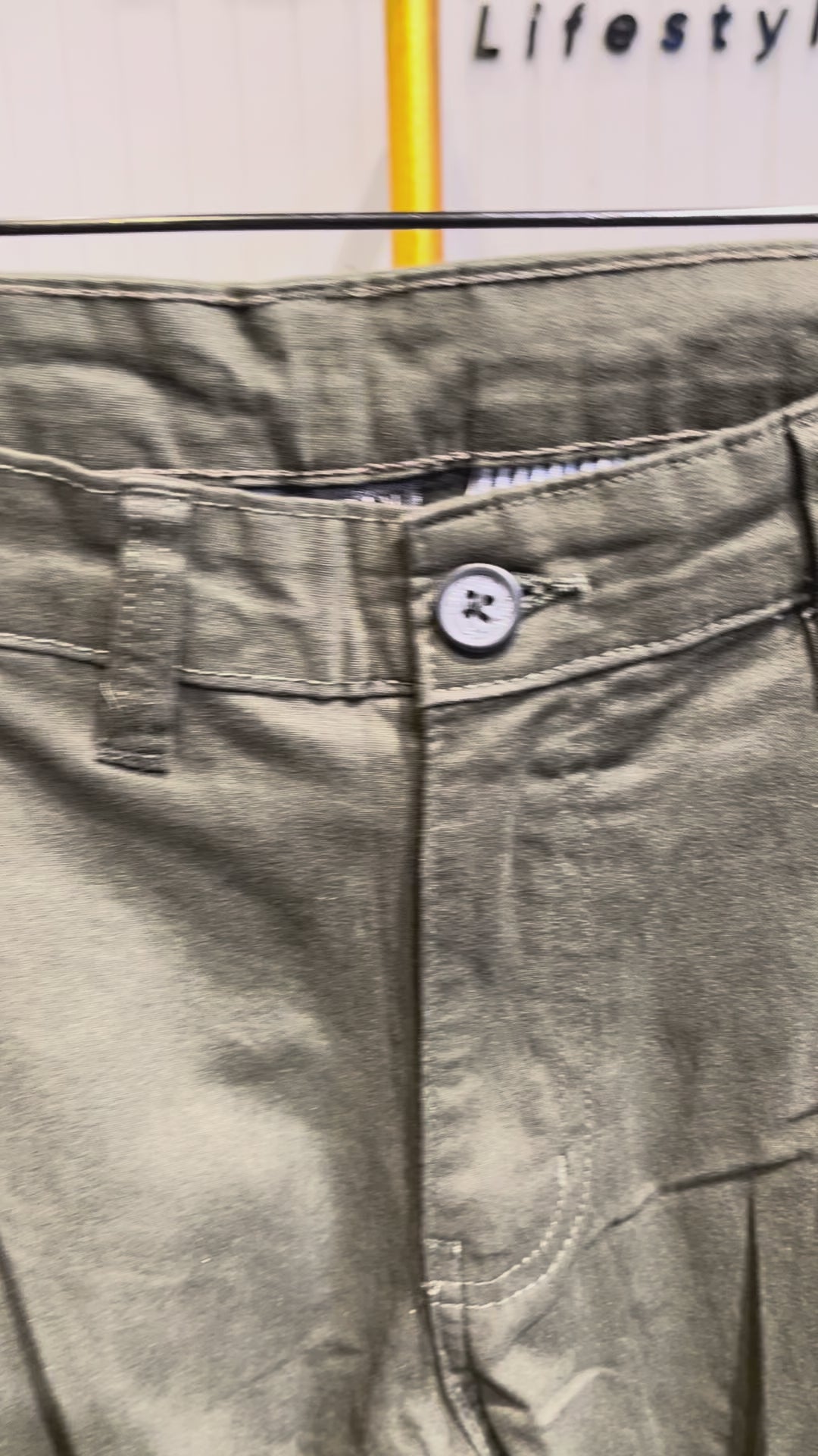GATSBY 10 POCET CARGO TWILL PANT _ASH MAN Olive