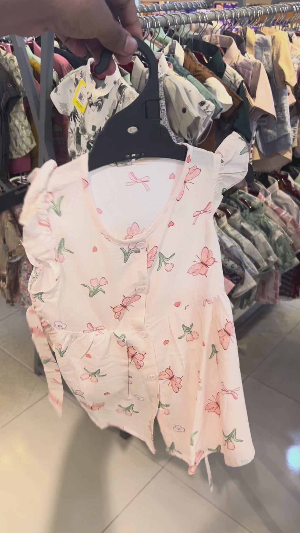 Baby Girls Floral Butterfly Dress 263