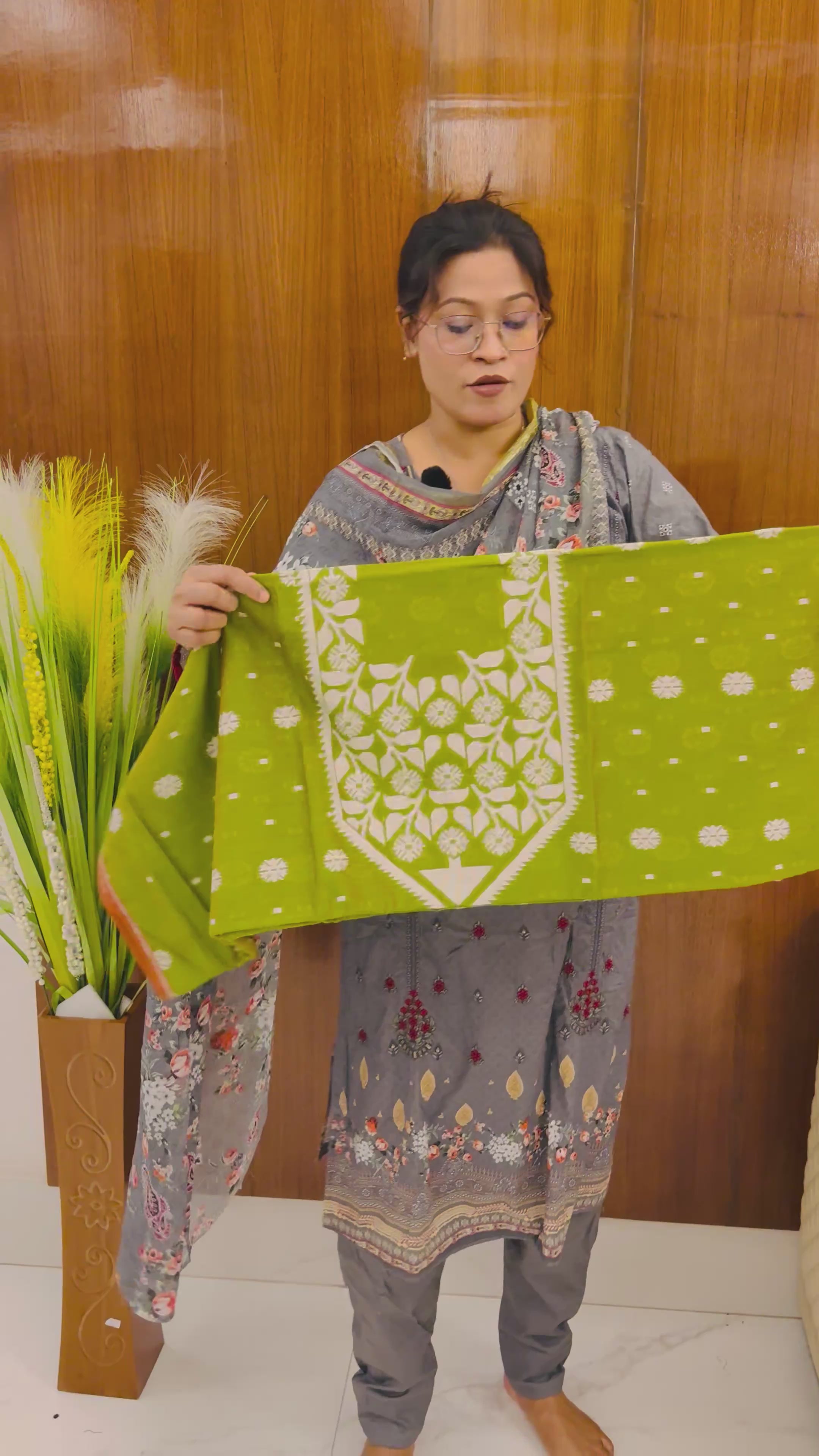 Soft Jamdani Three Piece JT09