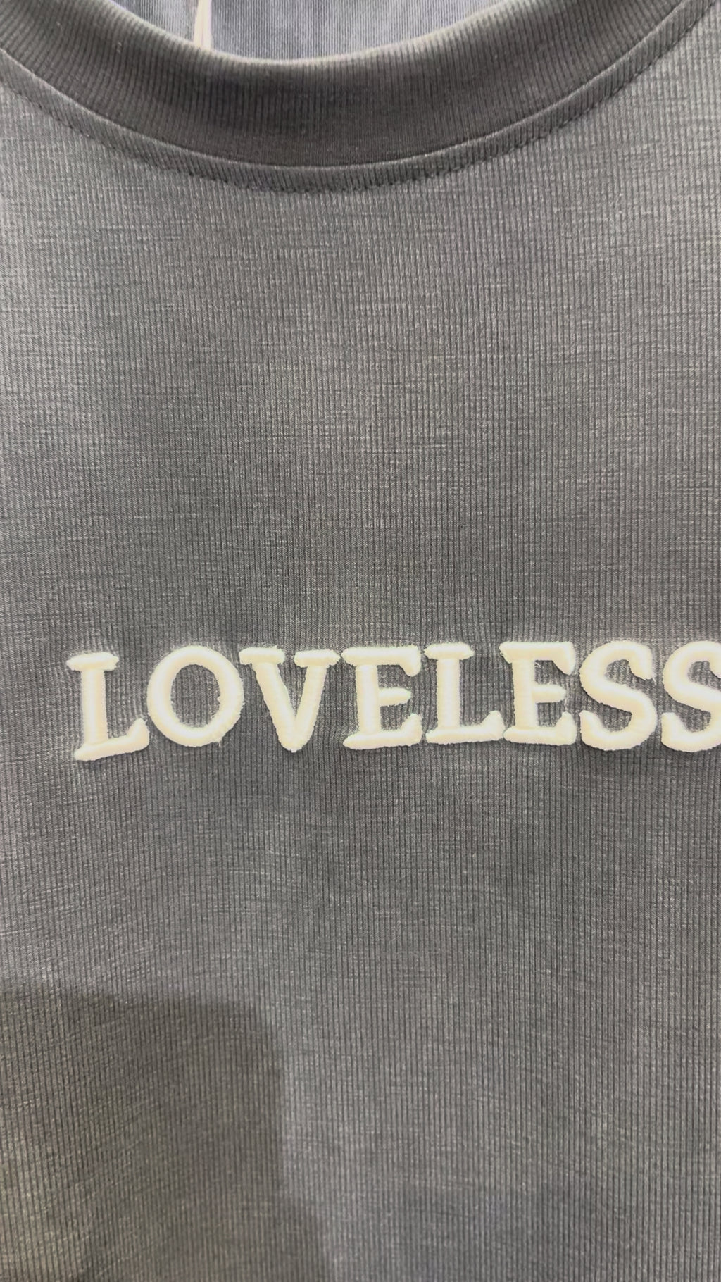 Loveless Printed Black T-Shirt