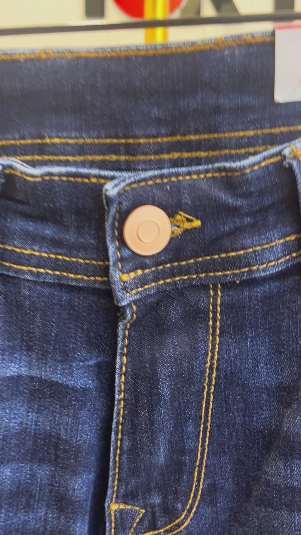 Deep Blue 5 Pocket Mid-Rise Slim Straight Fit Stretch Jeans RJ6384