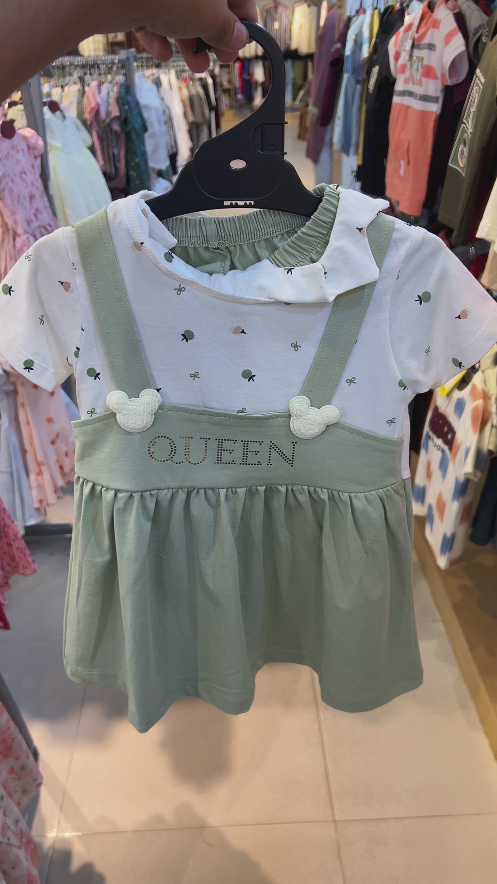 Baby Girls Premium Queen Dress Set (Top & Pant) 138