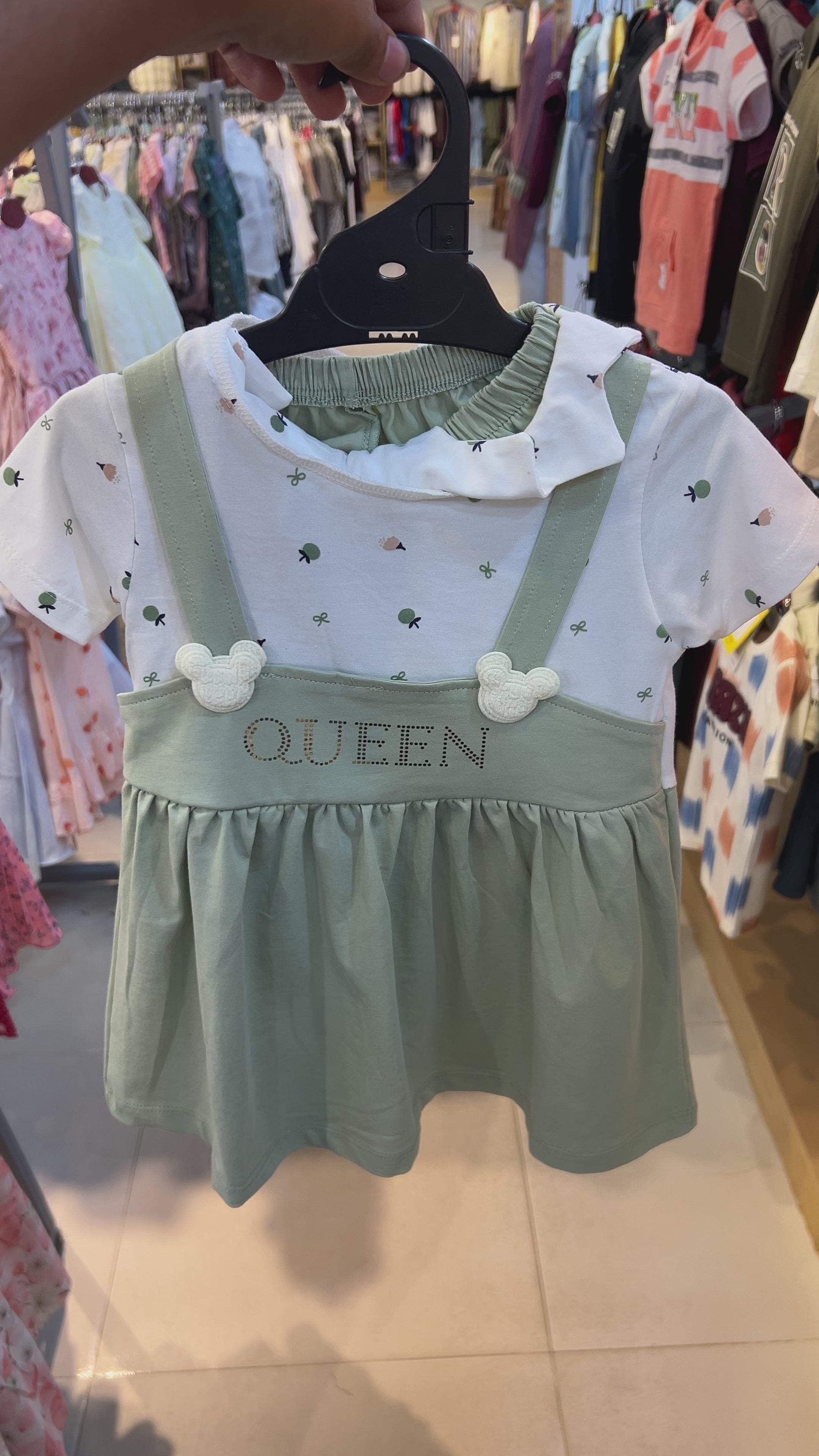 Baby Girls Premium Queen Dress Set (Top & Pant) 138