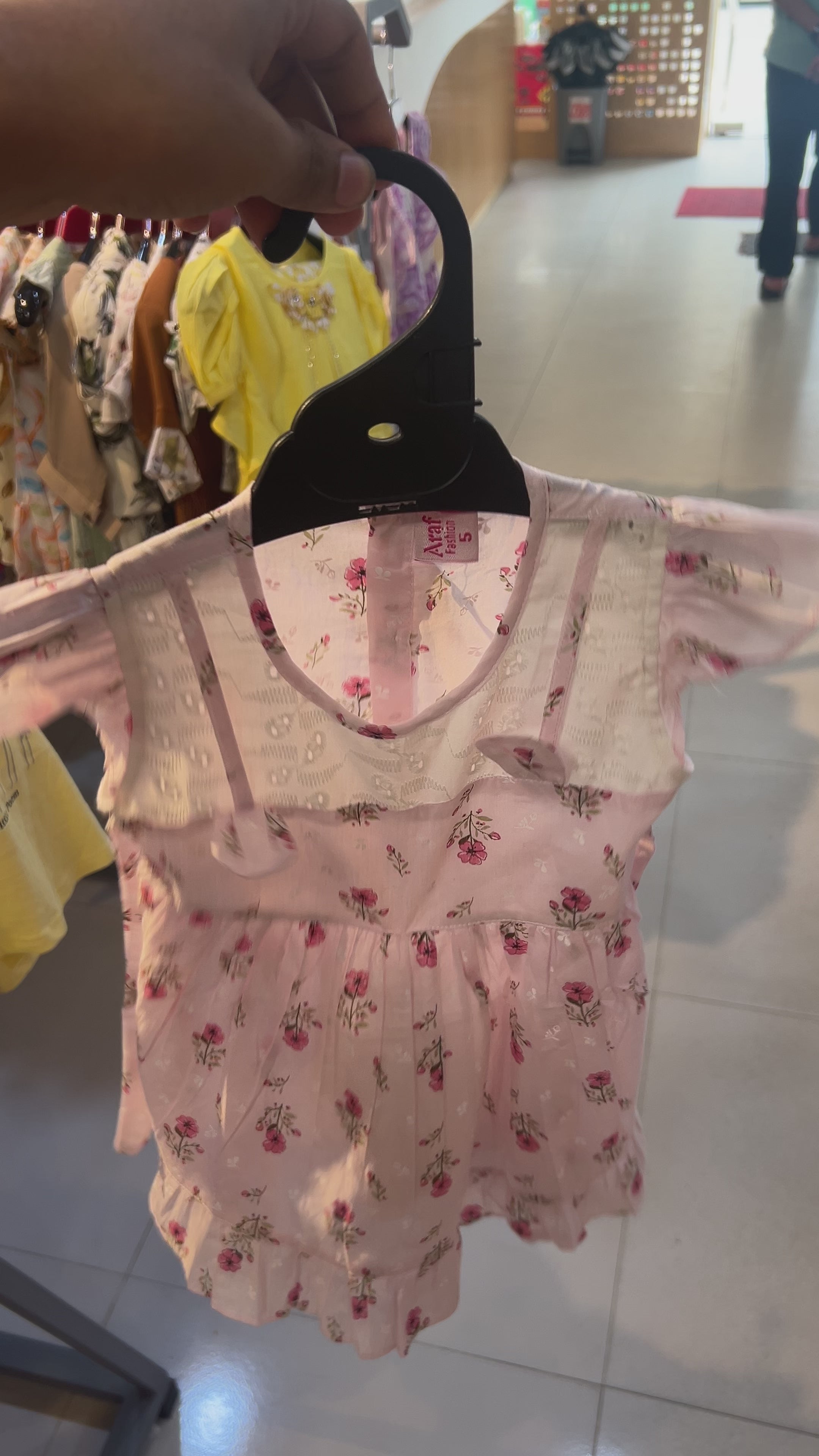 Floral Cotton Dress Set 0074