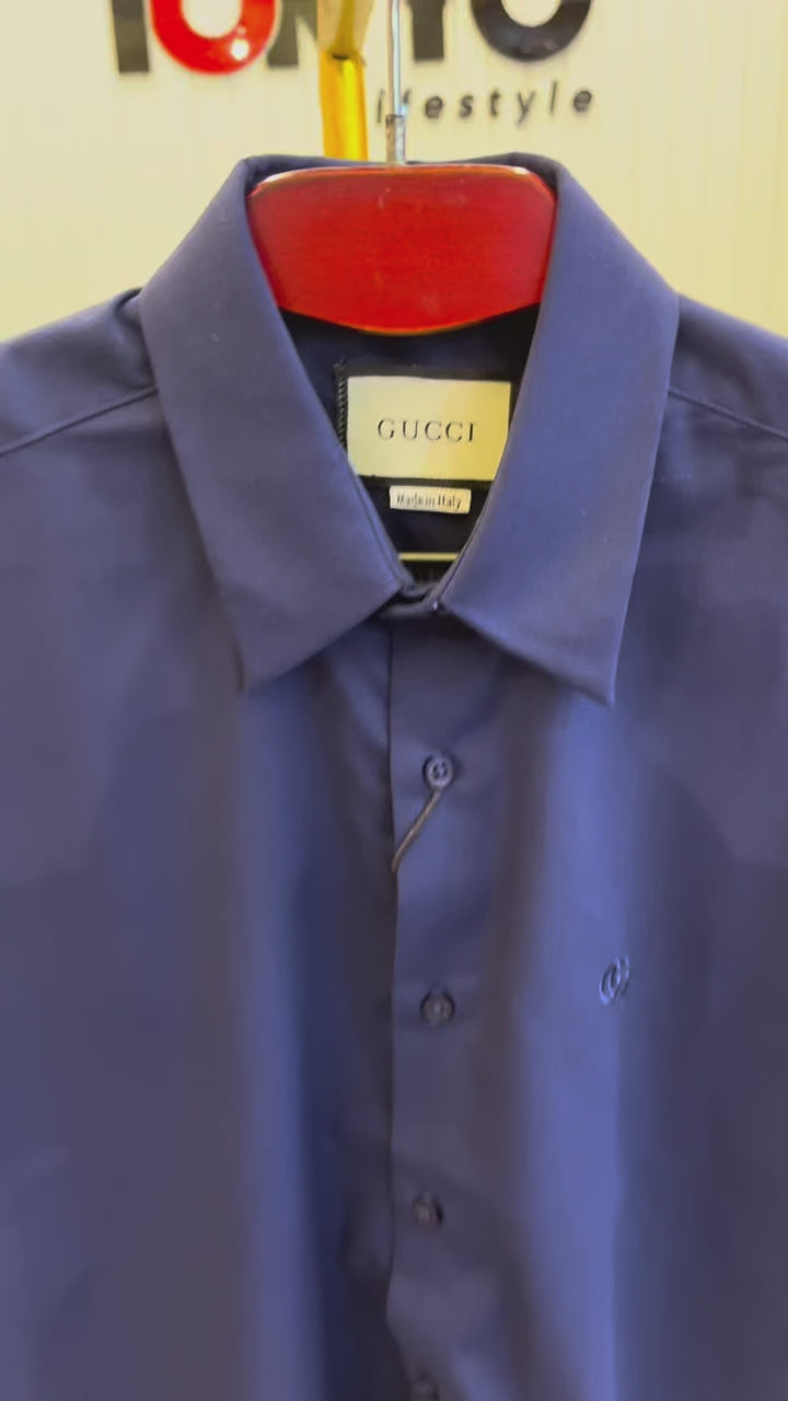 GCS Premium Solid Shirt Navy