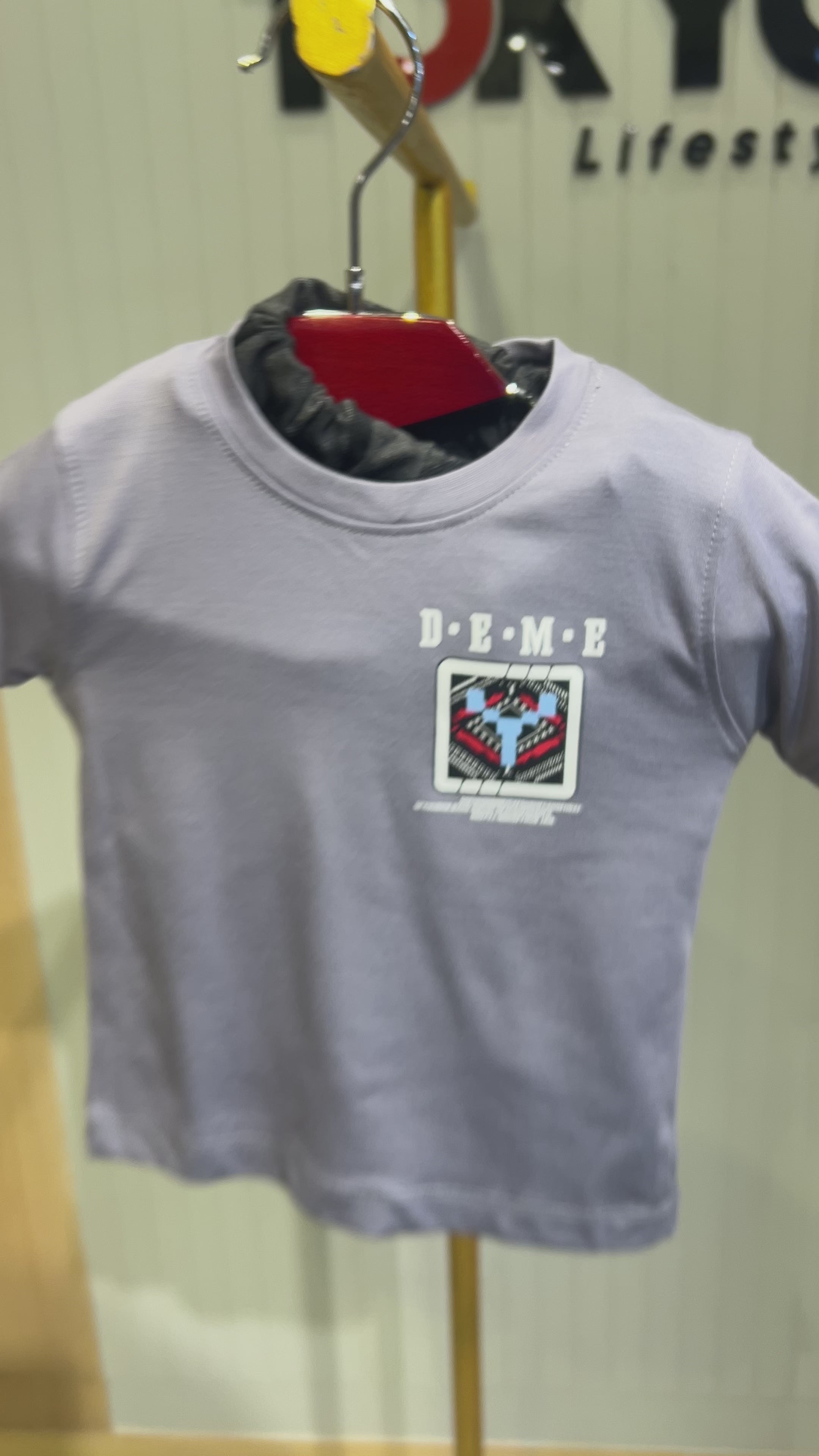 Boys Premium Cotton T-Shirt & Printed Pajama Set | D-E-M-E Casual Wear.250.
