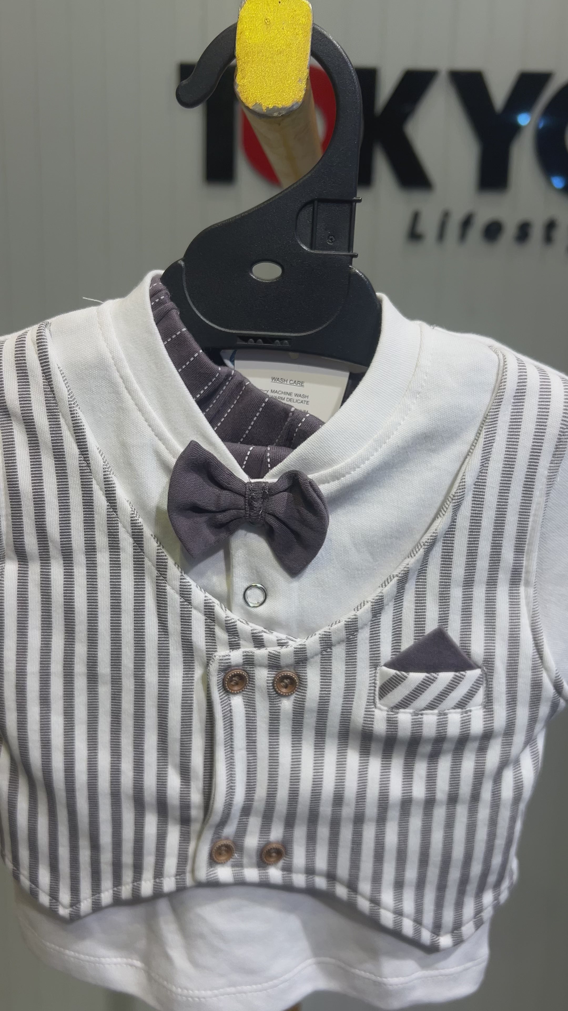 Baby Boy Formal Waistcoat T-Shirt & Shorts Set 292