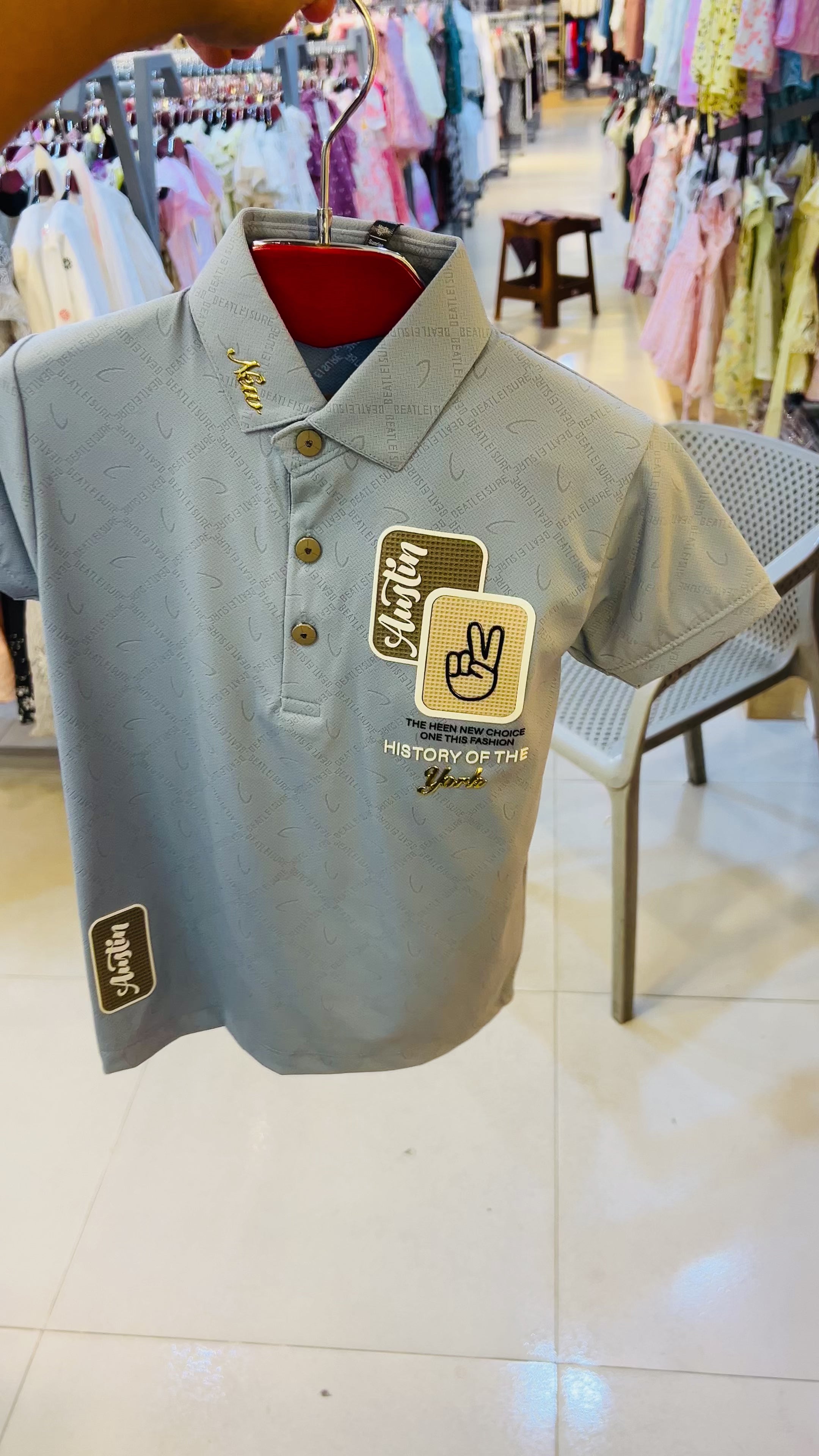 Boys Premium Polo T-Shirt & Shorts Set – Casual Summer Outfit 261